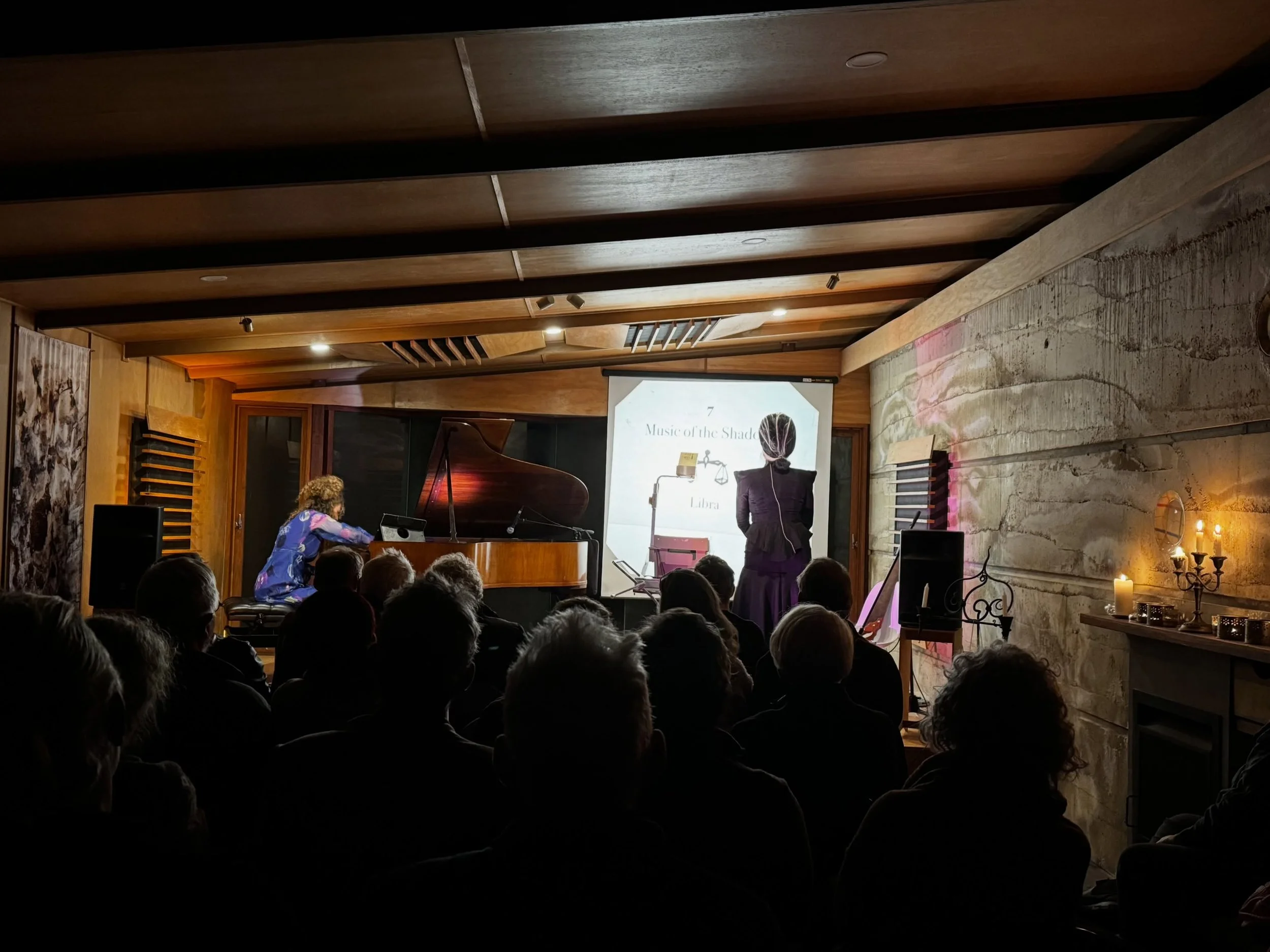 What our audience witnessed on Saturday night in Crumb&rsquo;s Lyre is nothing short of a masterpiece, created and performed by Sonya Lifschitz and Christine Johnston.

Sonya dives inside George Crumb&rsquo;s Makrokosmos, Book 1 coaxing thunder, whis