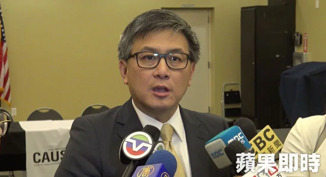 江俊輝指,民調未能完全反映實況,普遍民調沒有多語言調查,因此漠視亞裔意願。張紫茵攝