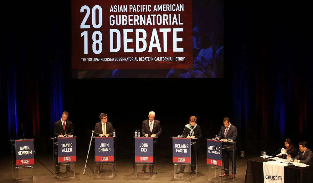The 2018 Asian Pacific American Gubernatorial 2018 Debate at the Sexson Auditorium at Pasadena City College.
