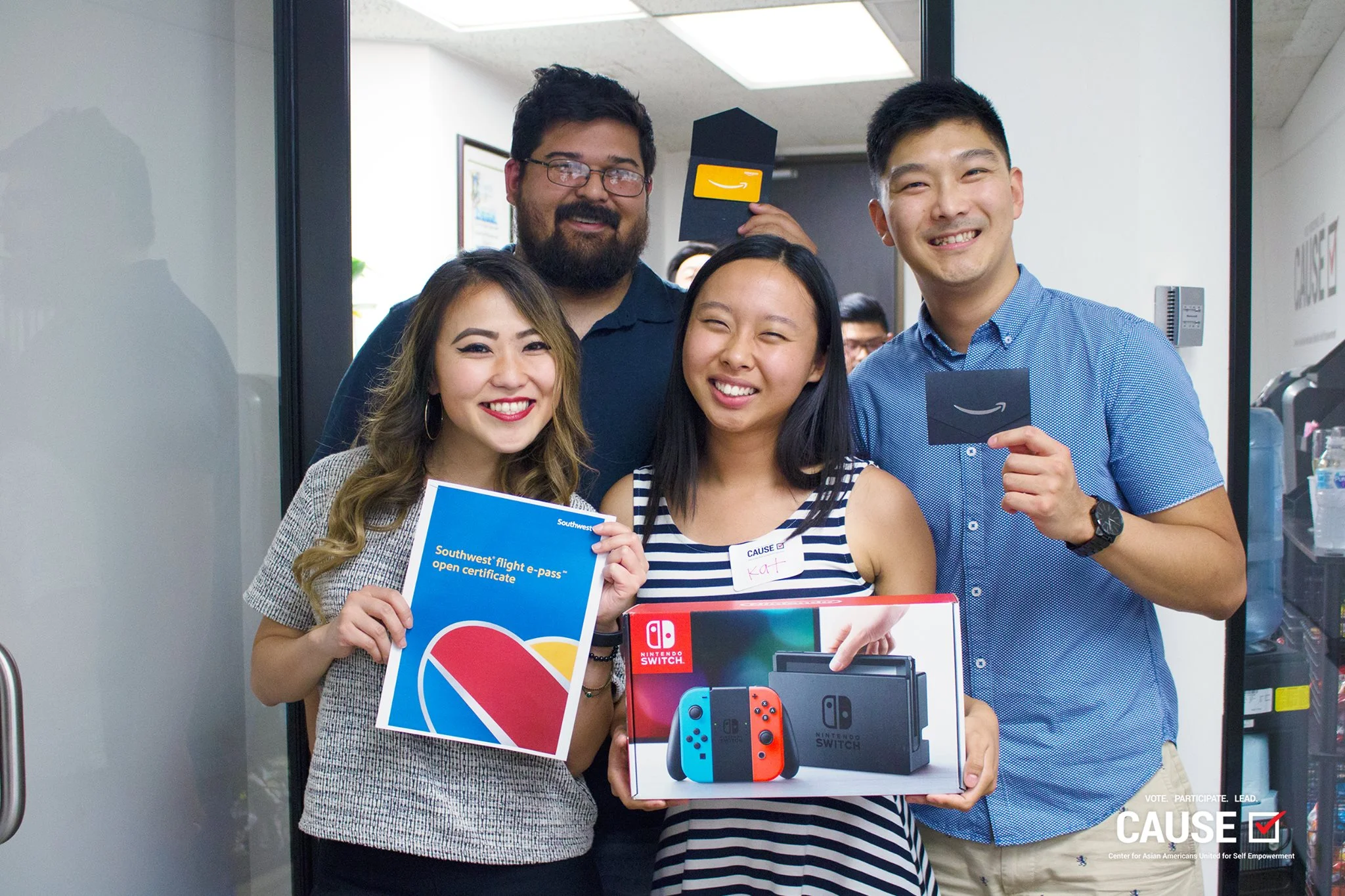 2018 CAUSE Alumni Reception opportunity drawing winners and prizes