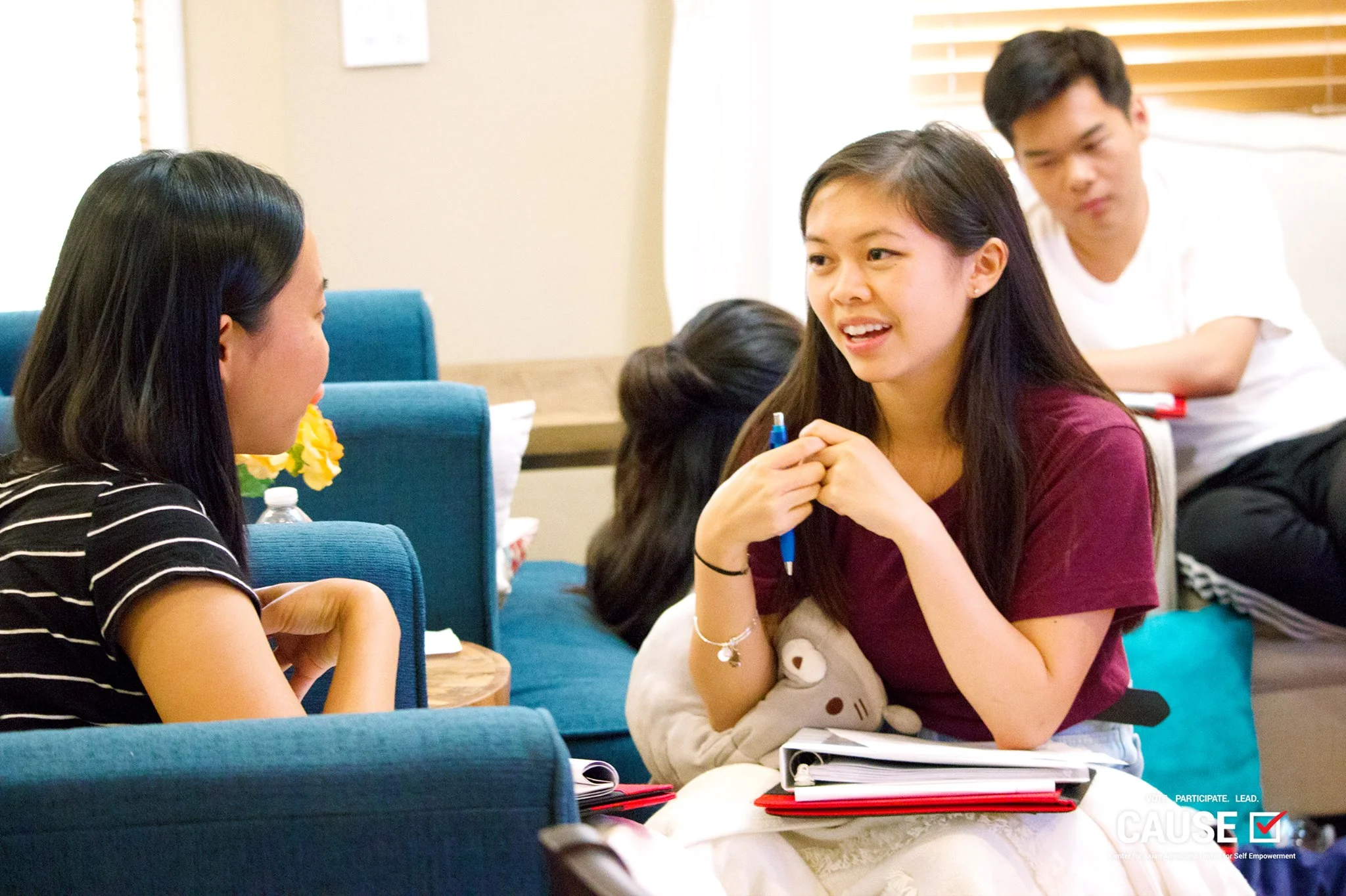 Leann Pham, 2018 CAUSE Leadership Academy orientation retreat