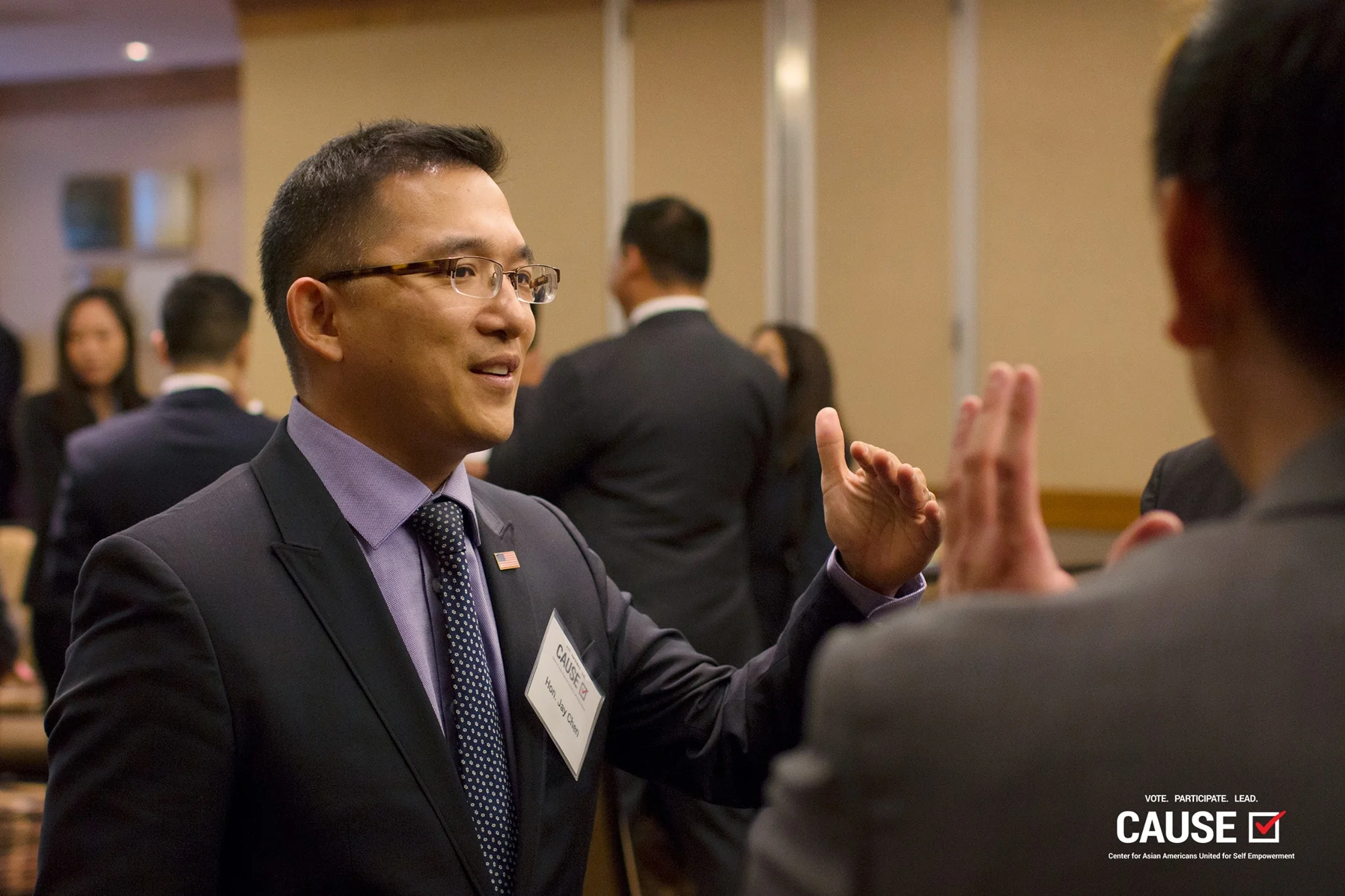 Jay Chen at the 2017 Veterans Initiative Kickoff