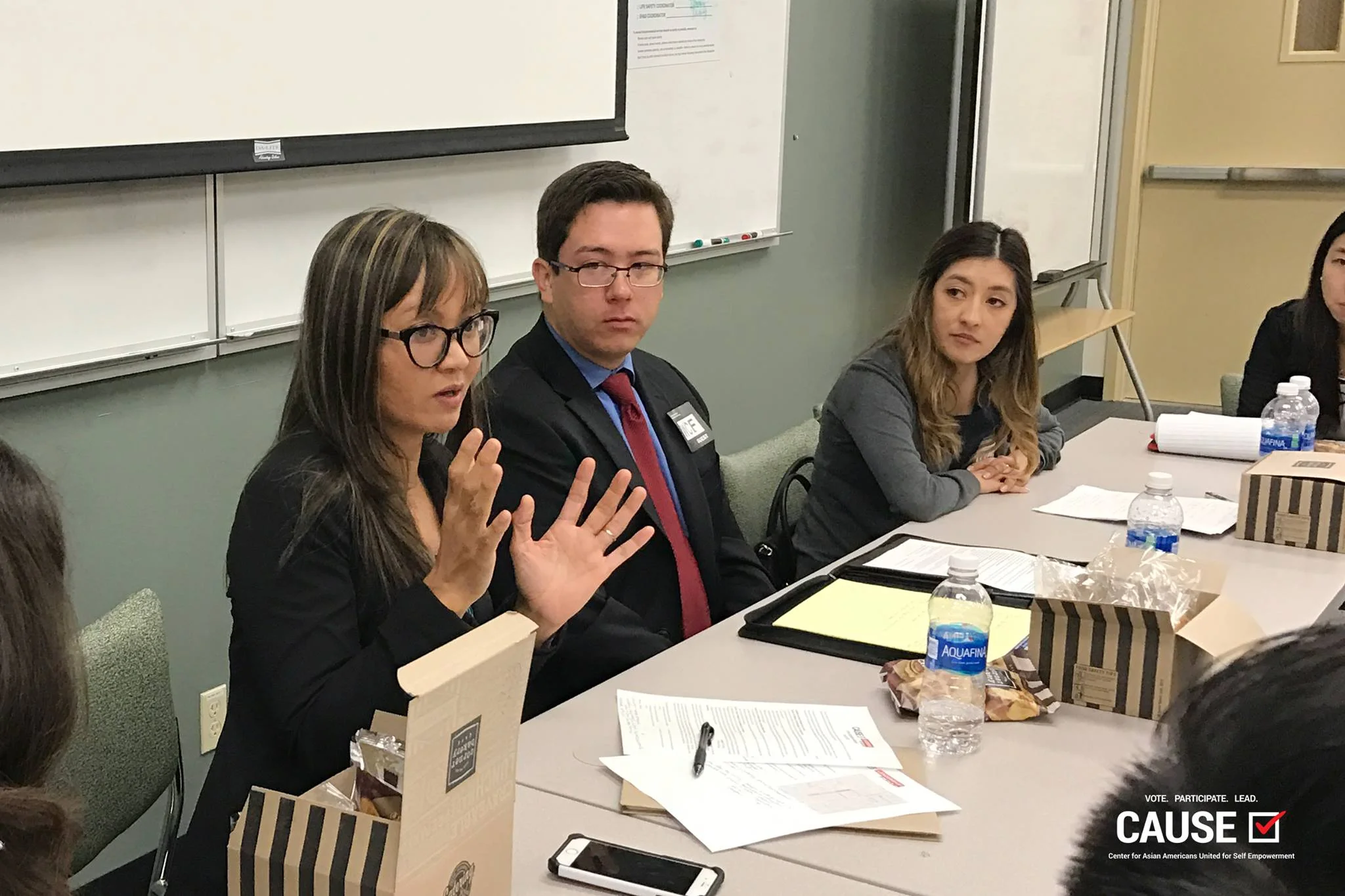 Tammy Tran speaking to the 2017 CAUSE Leadership Academy