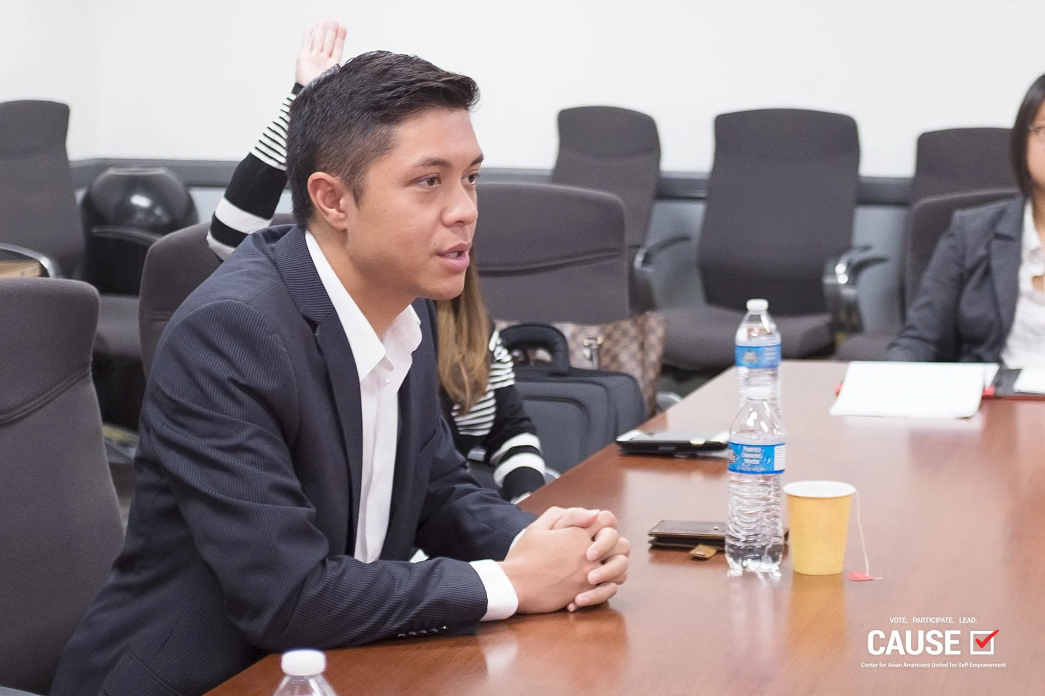 Devin Osiri speaking to the 2017 CAUSE Leadership Academy