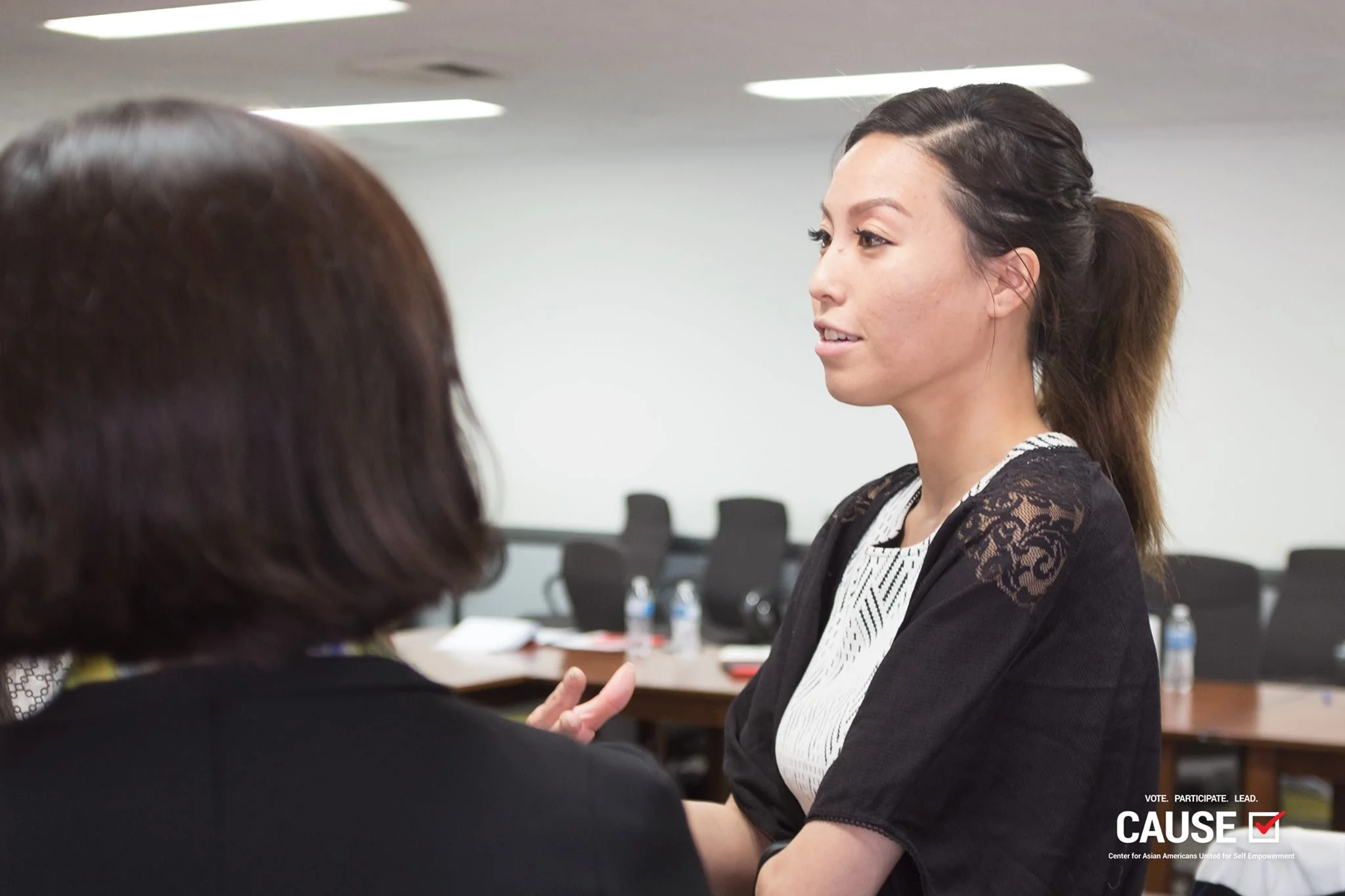 Susan Li speaking to the 2017 CAUSE Leadership Academy