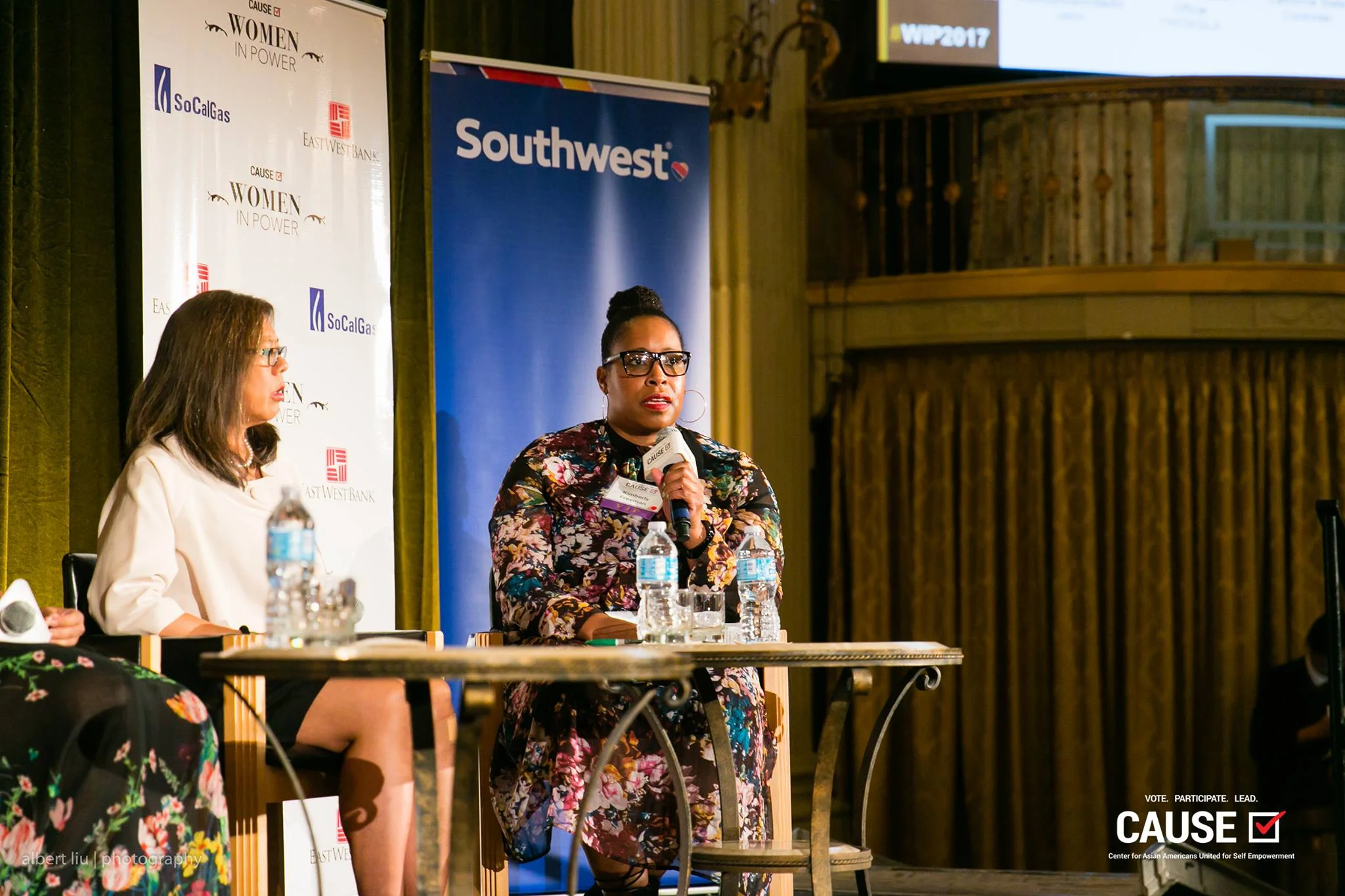 Kimberly Freeman speaking at the 2017 CAUSE Women in Power Leadership Conference