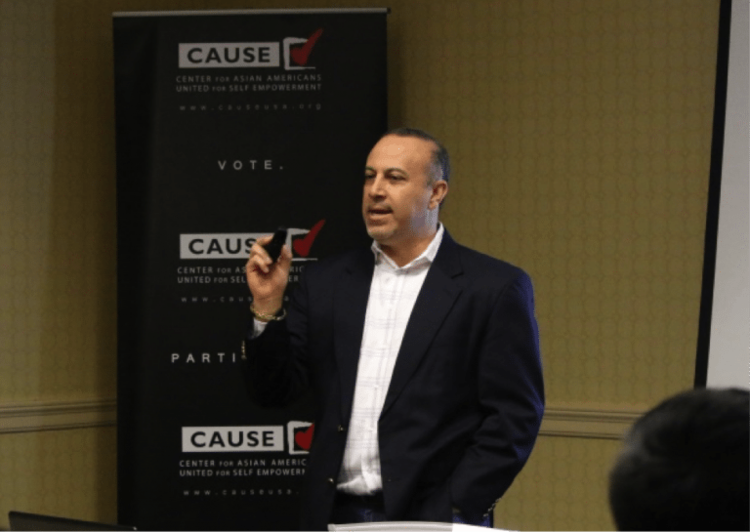 Mike Madrid speaking to the 2017 CAUSE Political Institute