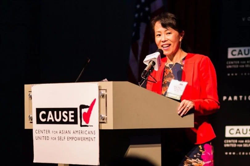 Annie Yee speaking at the 2016 CAUSE Leadership Academy Graduation