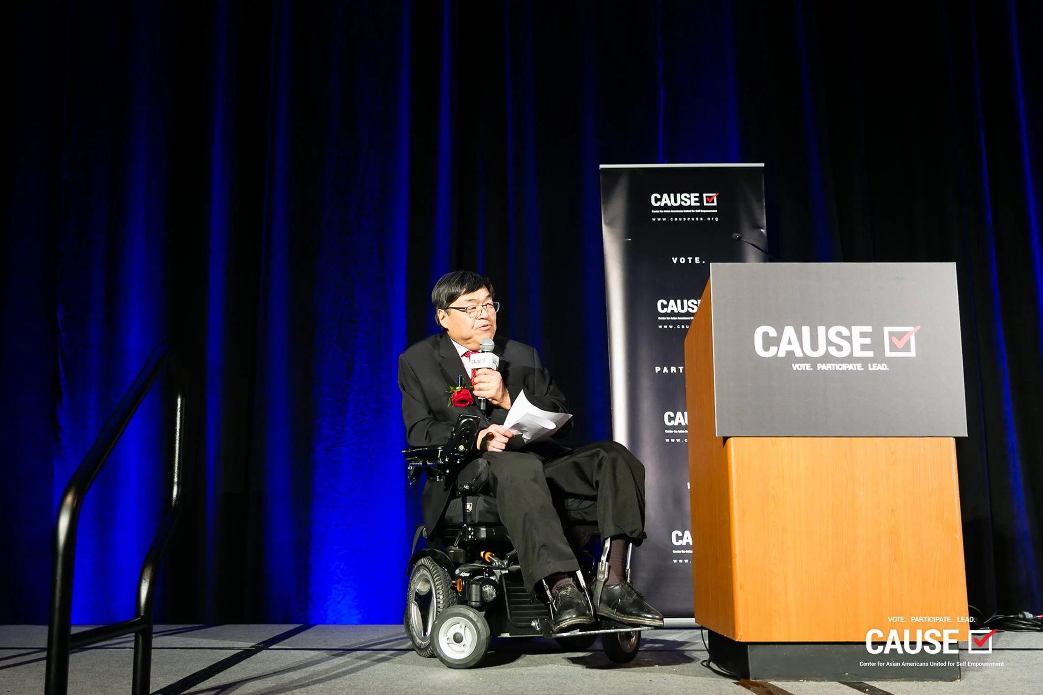 Charlie Woo speaking at the 2019 CAUSE Annual Gala: The Future We Define