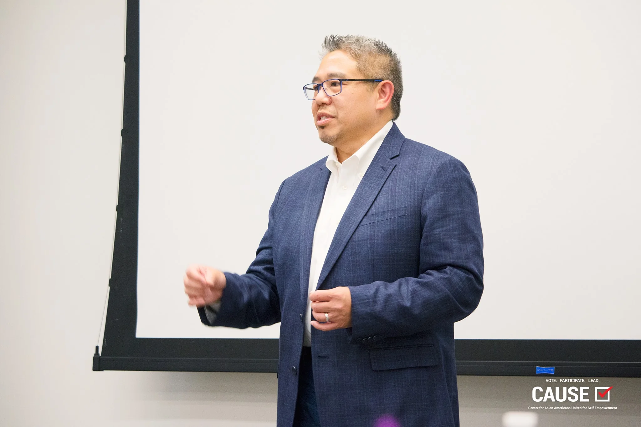 Bill Wong speaking to the 2019 CAUSE Leadership Institute
