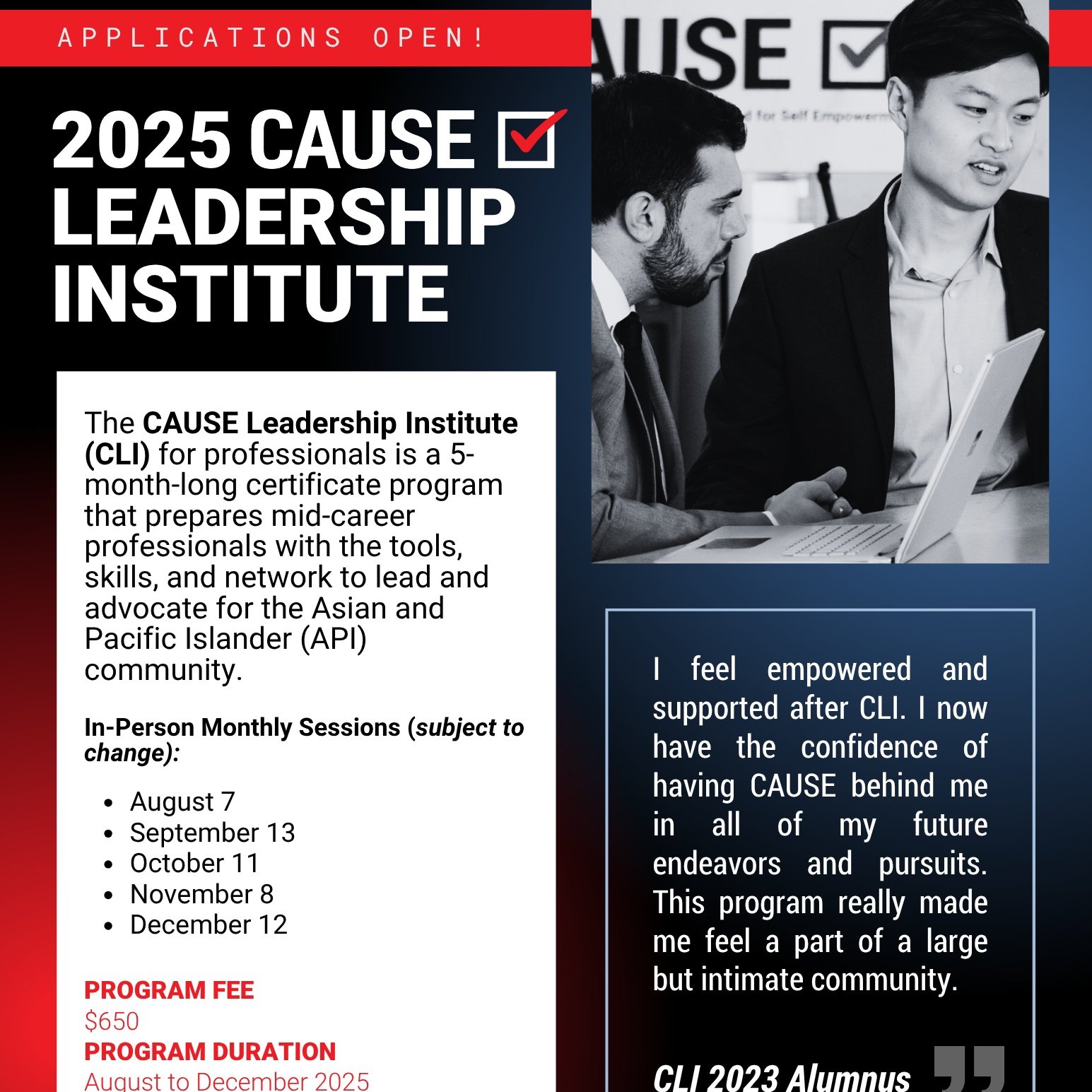 2025 CAUSE Leadership Institute Applications Open