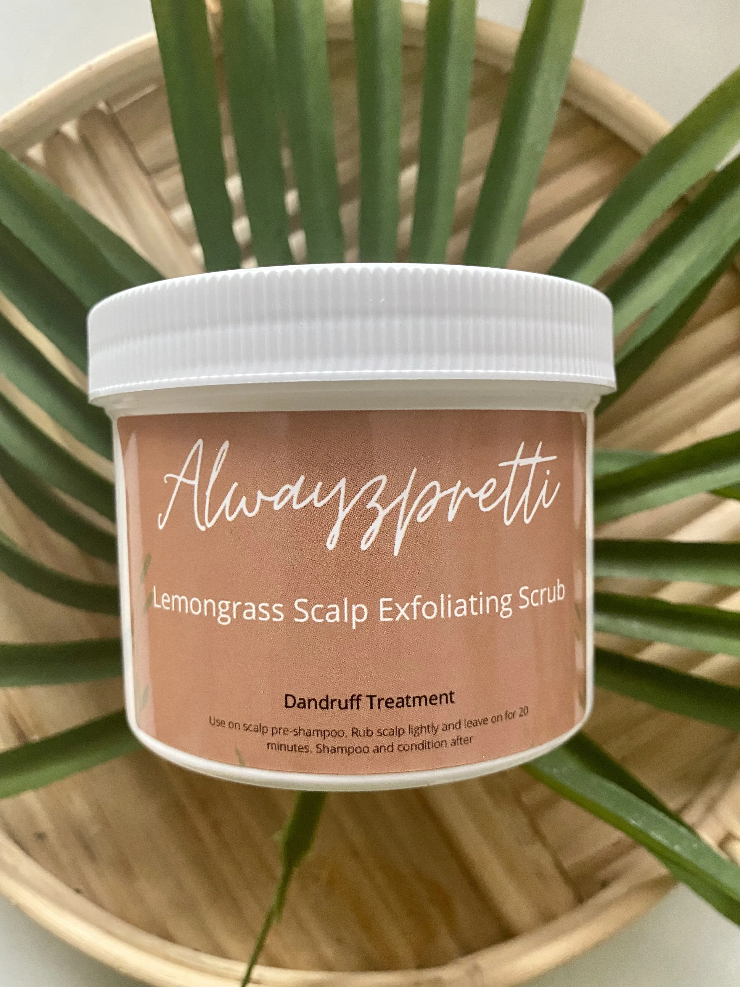 Lemongrass Exfoliating Scalp Scrub Dandruff Treatment