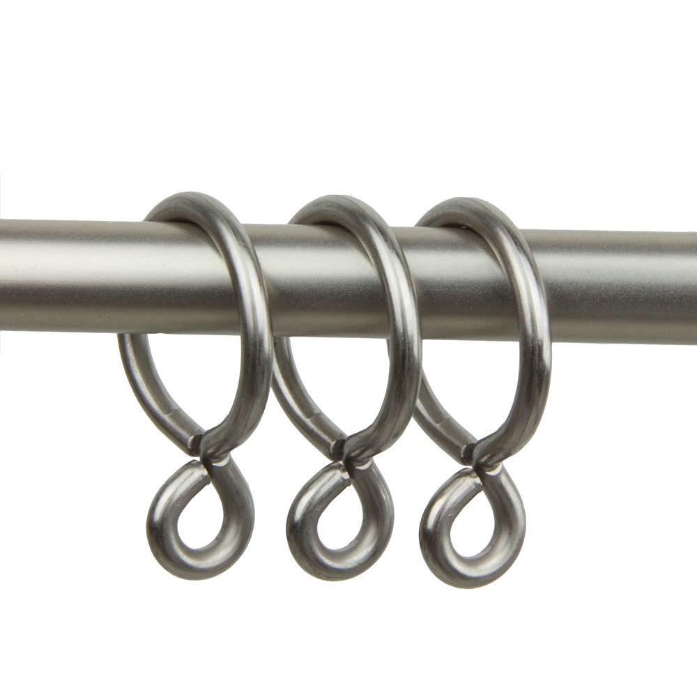 1" diameter metal shower rings 