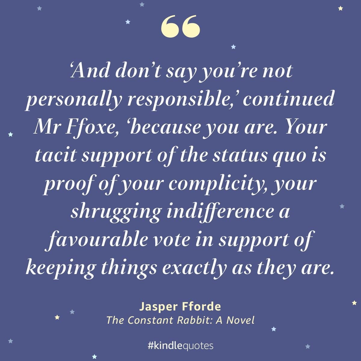 @jasperfforde&rsquo;s #TheConatantRabbit is a MUST READ!