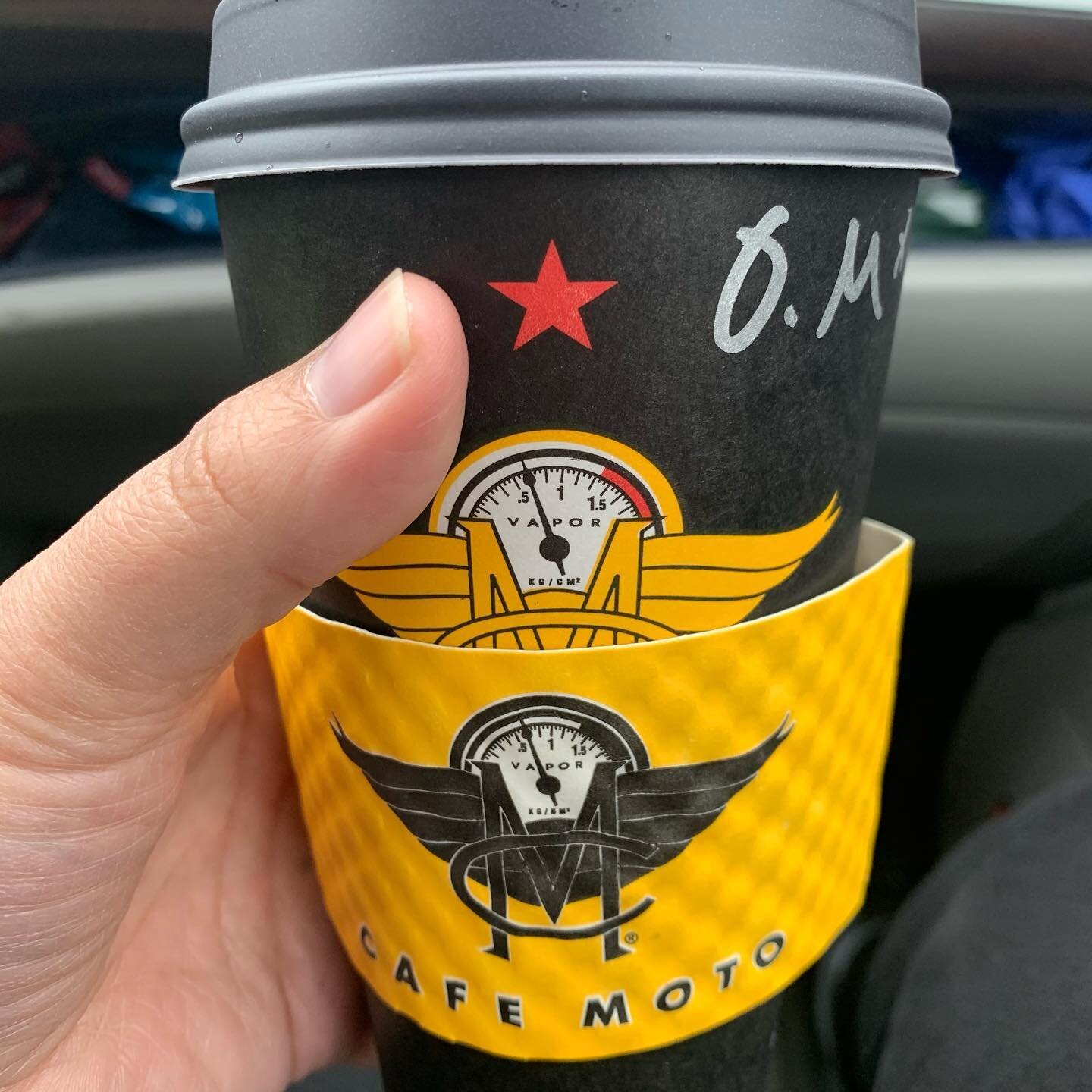 Happy, happy! Joie, Joie!
Grabbed some @cafemoto after getting dad his last vaccine shot!

#ubiquitousCoffeePic #UbiquitousDrinkPic