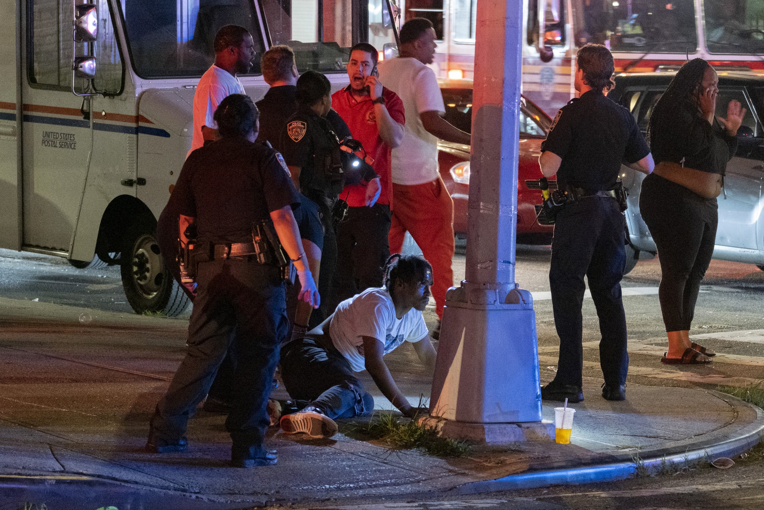  June 20th, 2022 - Manhattan, NY: At approximately 12:40 a.m., police tended to a possible gunshot victim from a massive shoot out between several armed suspects at a Juneteenth cookout that left eight people shot and one, 21-year-old Darius Lee, a s