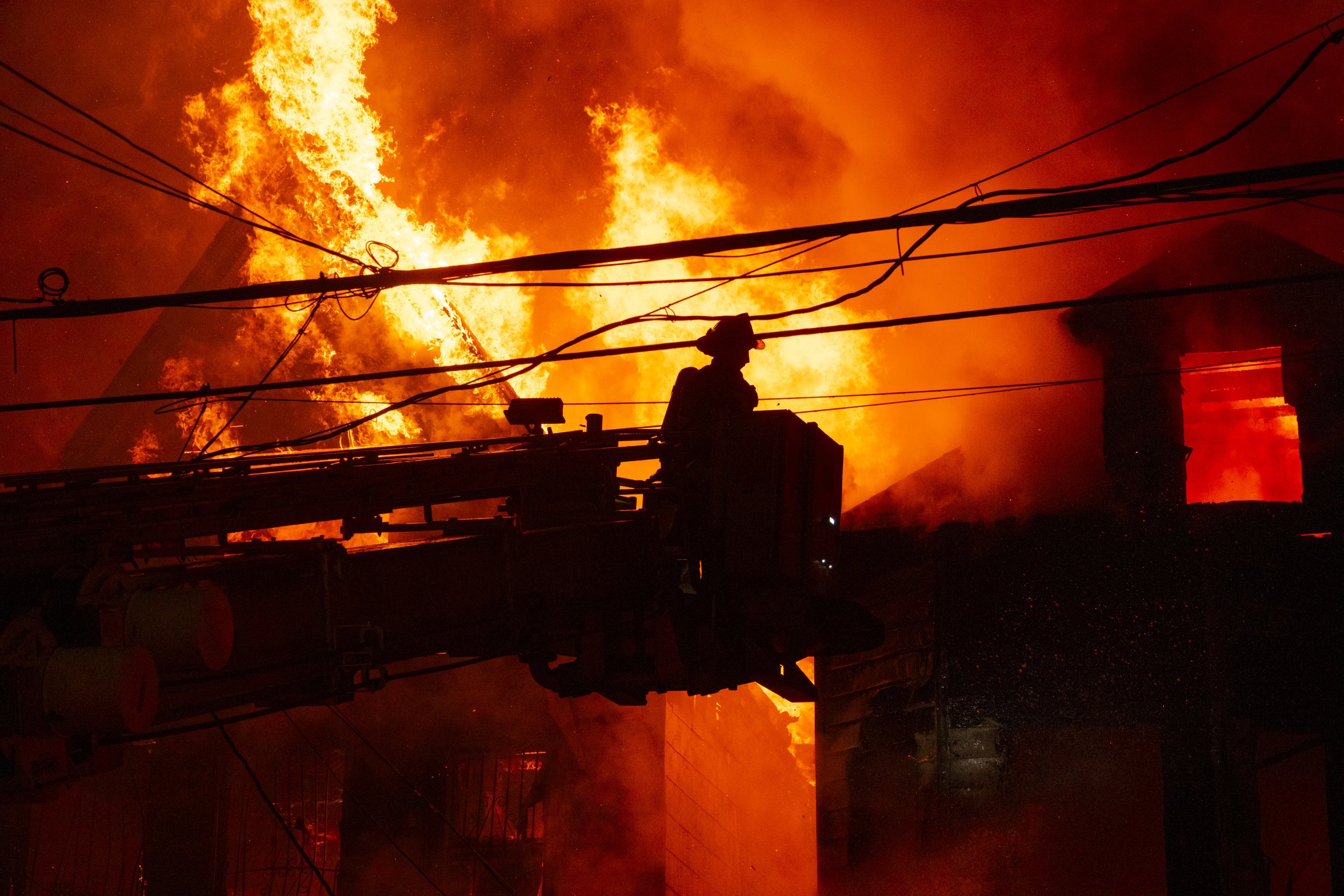  March 22nd, 2023 - Bronx, NY: At approximately 1:10 a.m., firefighters responded to 1043 Ogden Ave. for two vacant houses fully engulfed in flames upon arrival leading to a 4th Alarm response from the FDNY before the massive flames that could be see