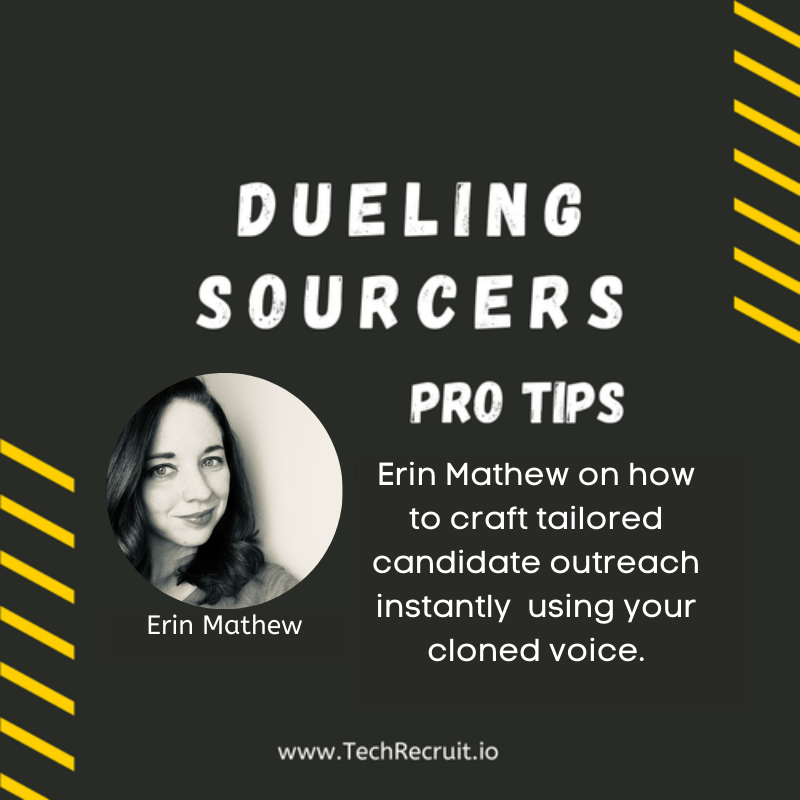 Ultimate Sourcing Rumble - Instant Hyper-Personalized Outreach Made Easy With elevenlabs.io and Erin Mathew