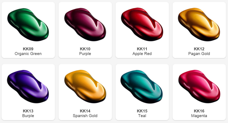 4oz Kk Kandy Koncentrate Ready To Spray Pre Mixed Tropical Glitz - Kandy Paint Colors