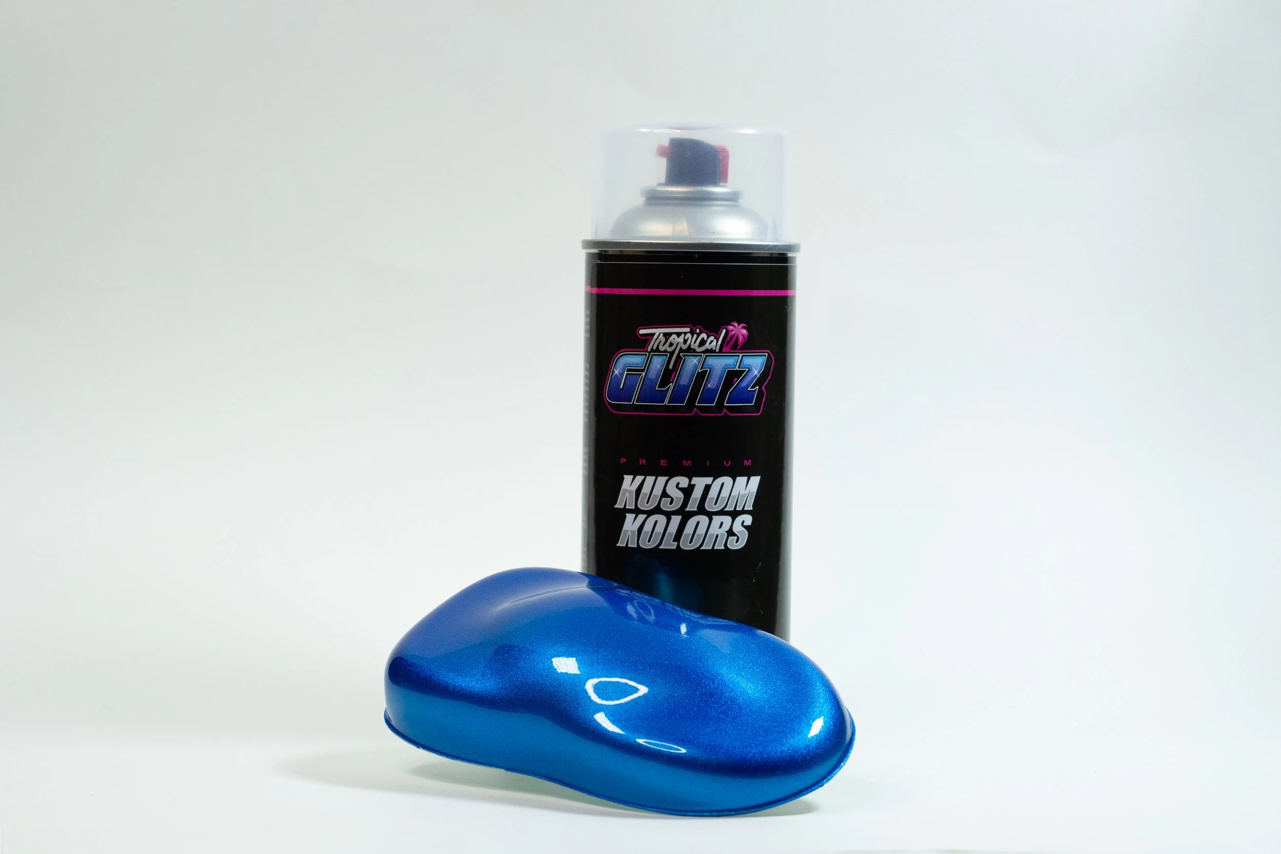 Blue Candy Car Paint — Tropical Glitz