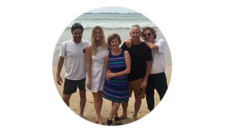 Kay Fitzgerald and her family
