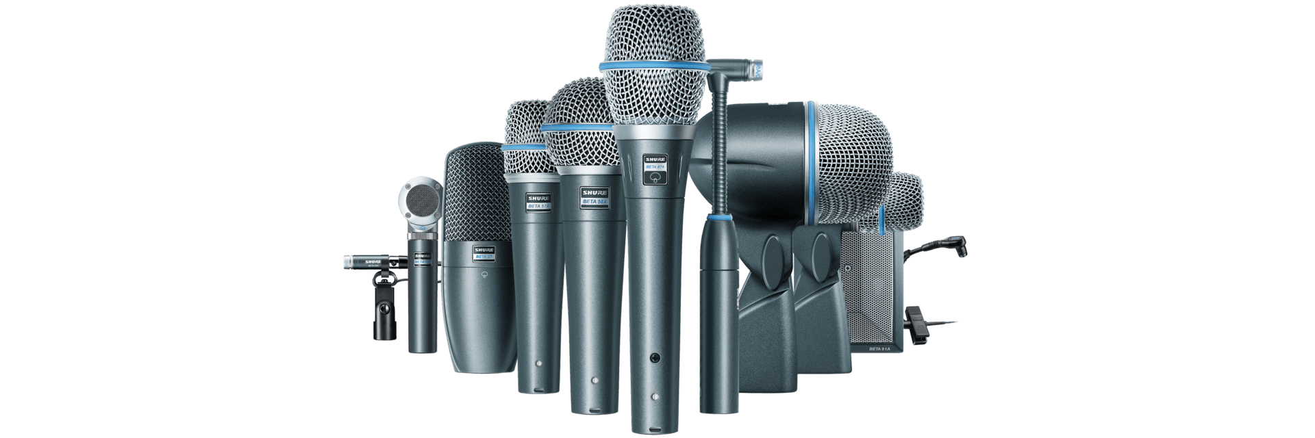 Shure Beta Microphone Family