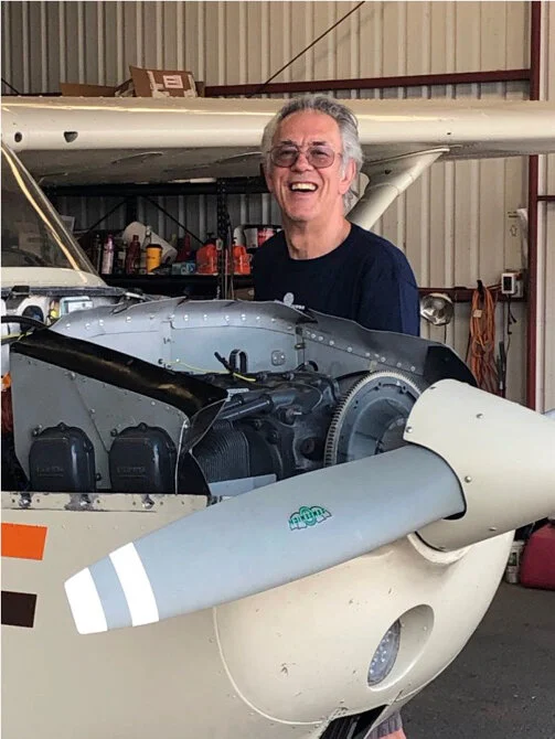 Bob with a big smile that the job was done!!