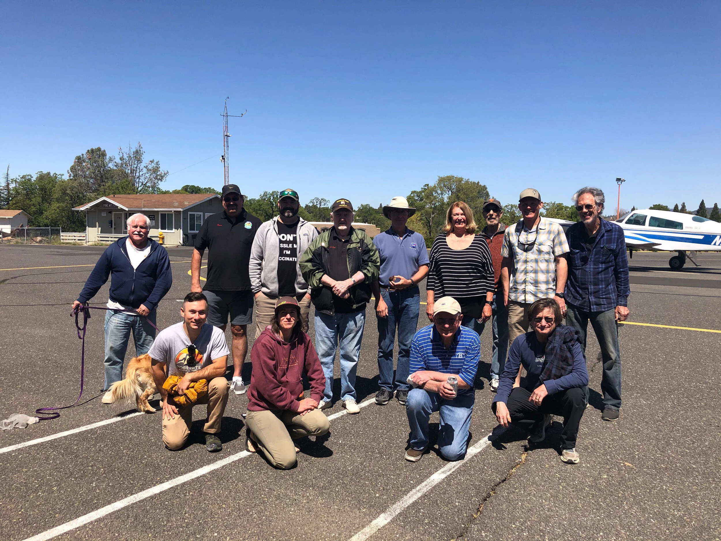 April 17th 2021 spot landing competition and introductory flight to perspective members.