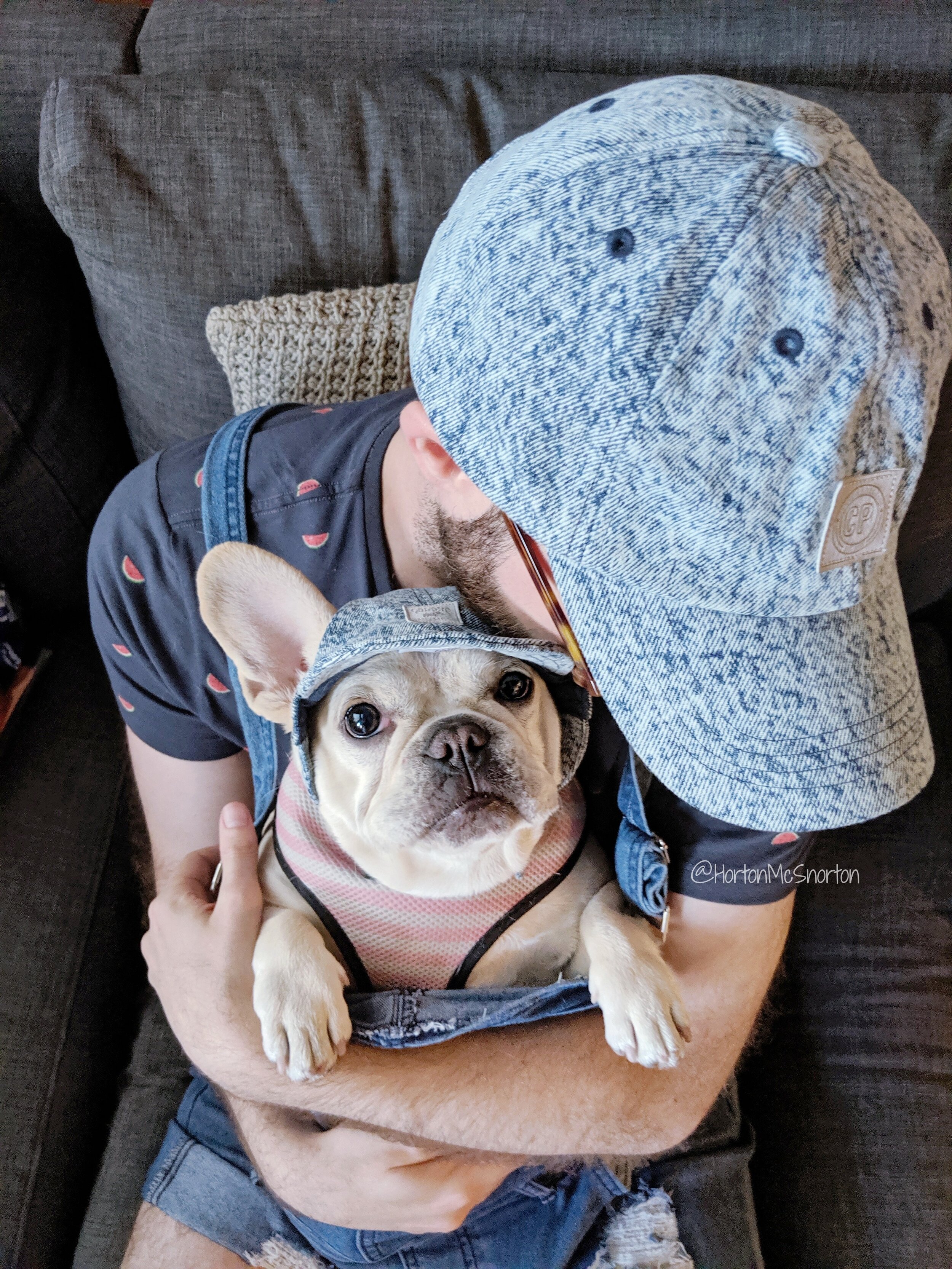 Matching hats from Canada Pooch