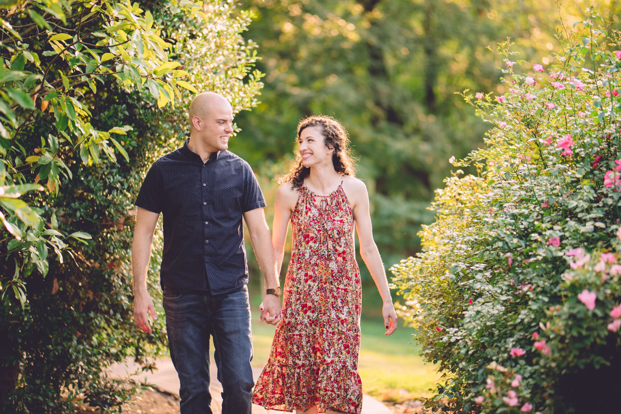 Bon Air Park Rose Garden Engagement Photos-4.jpg