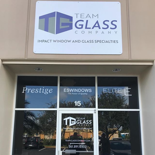 Team Glass Company storefront