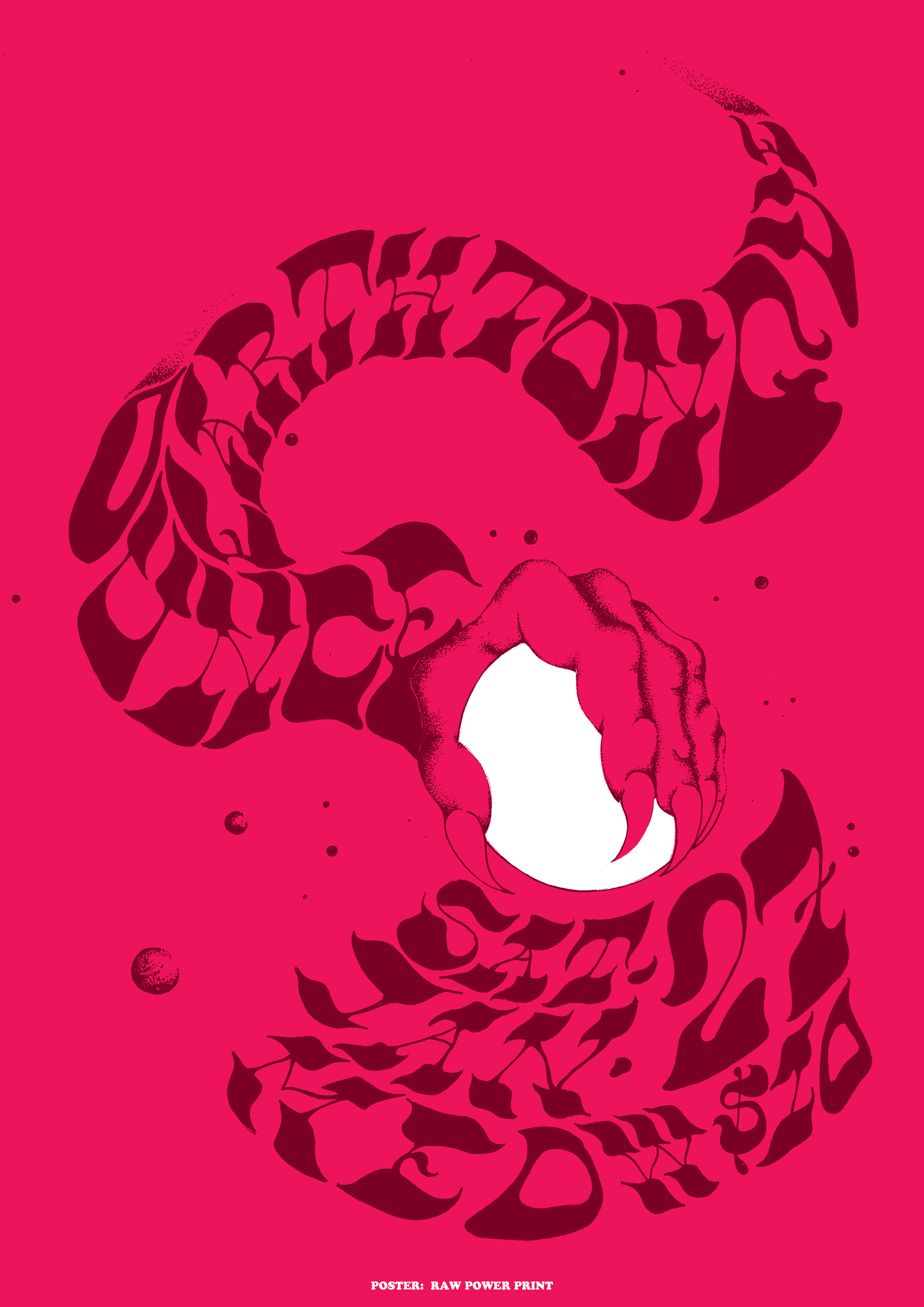 Ounce and Earth Tongue gig poster