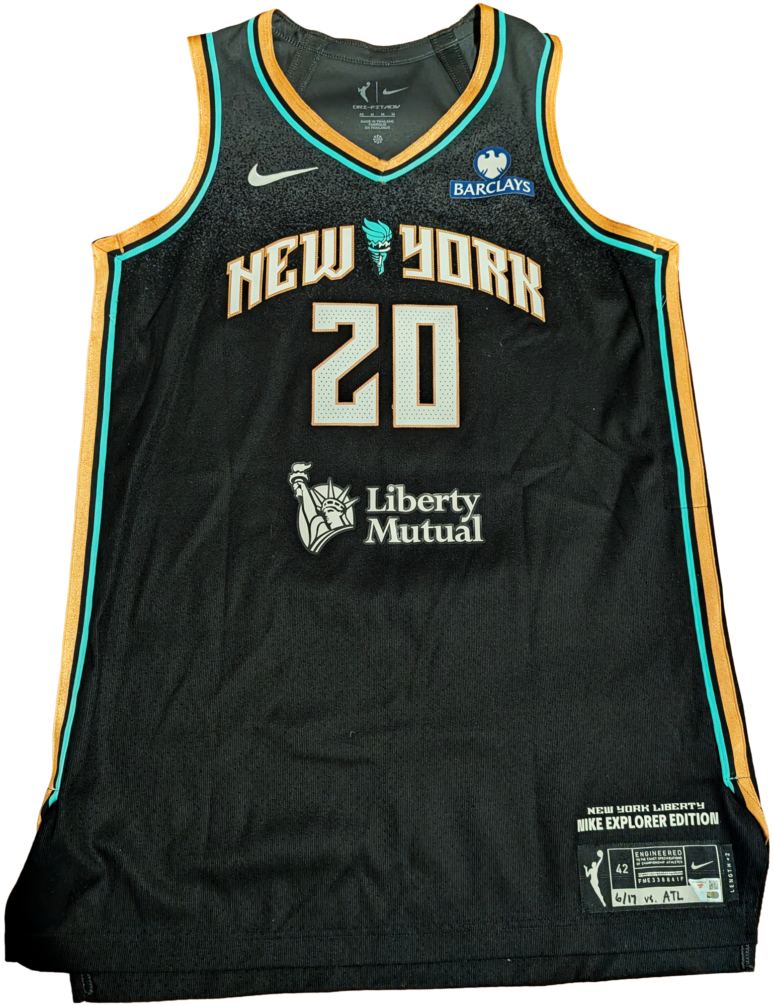 Sabrina Ionescu Jersey (Black)