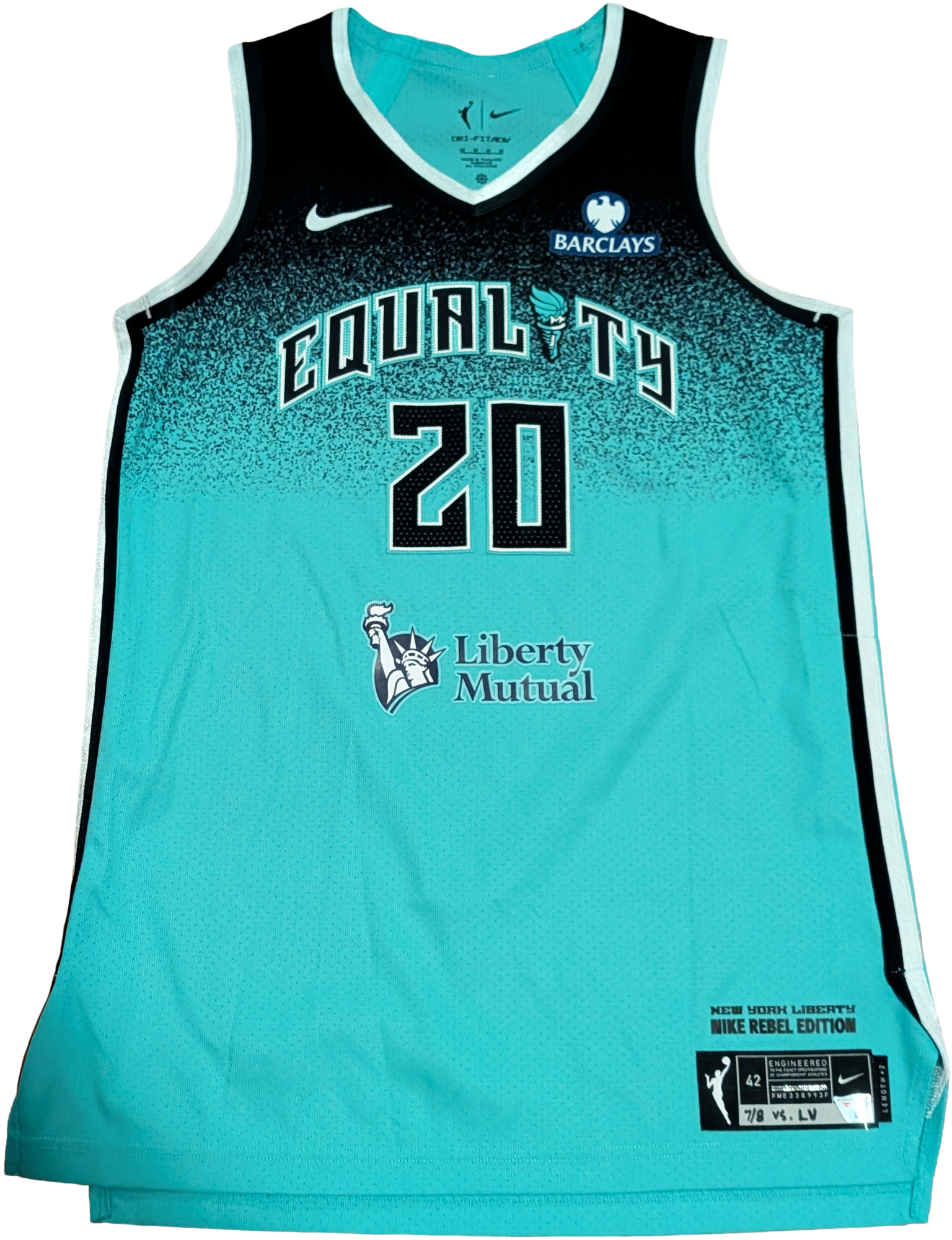 Sabrina Ionescu Jersey (Teal)