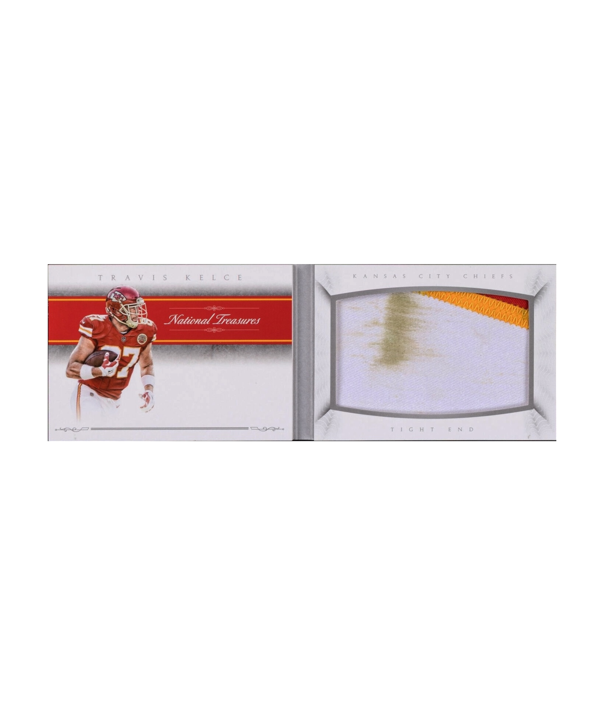 Travis Kelce Jersey Patch Card