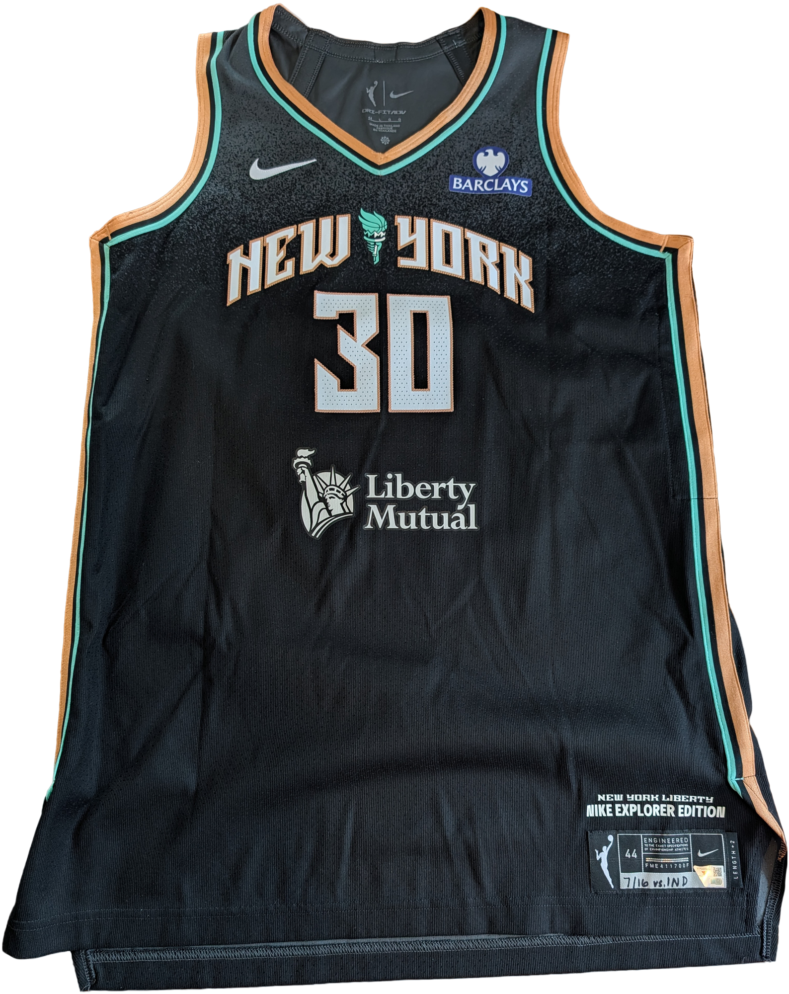 Breanna Stewart Jersey (Black)