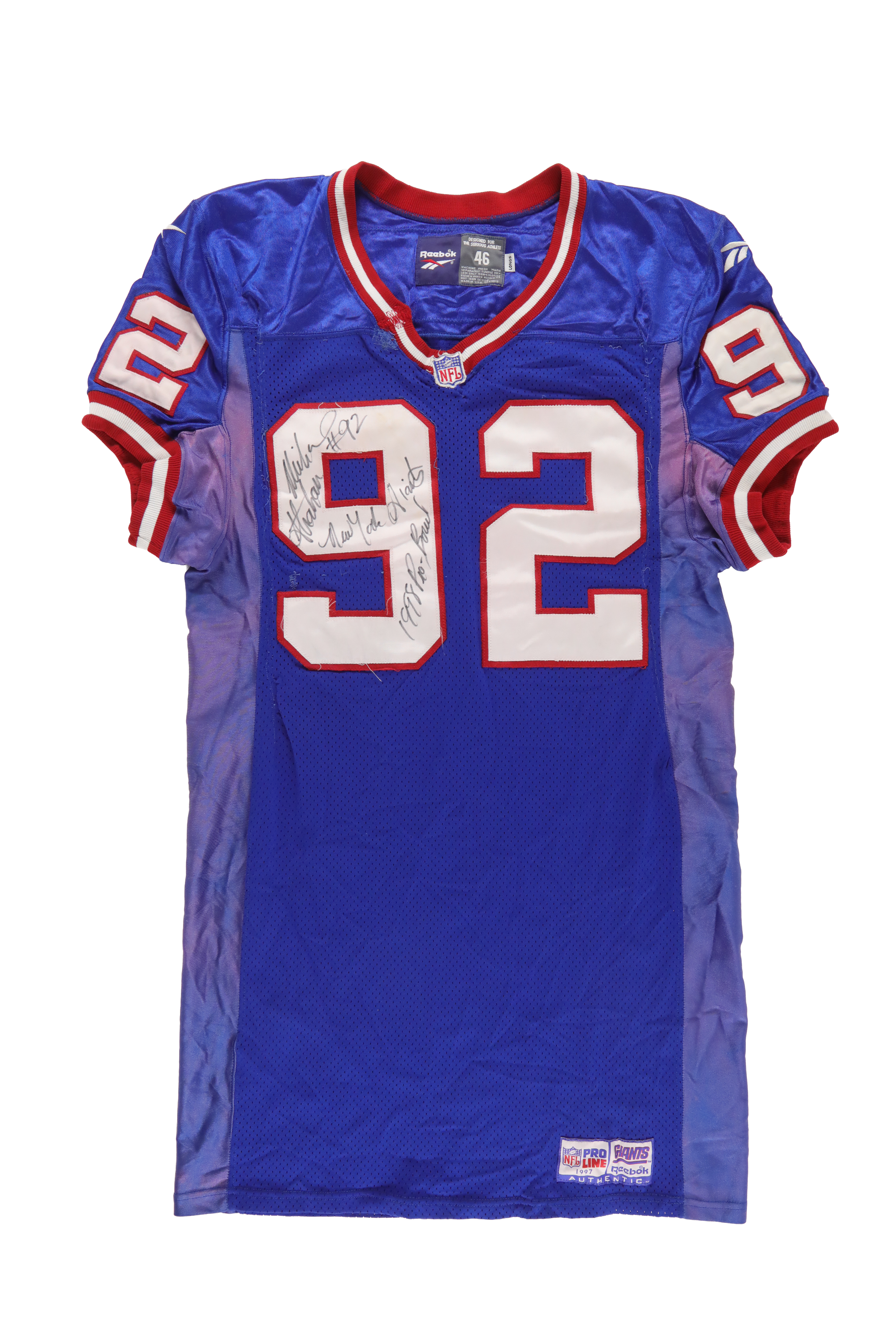 Michael Strahan 1997 Game Worn Jersey