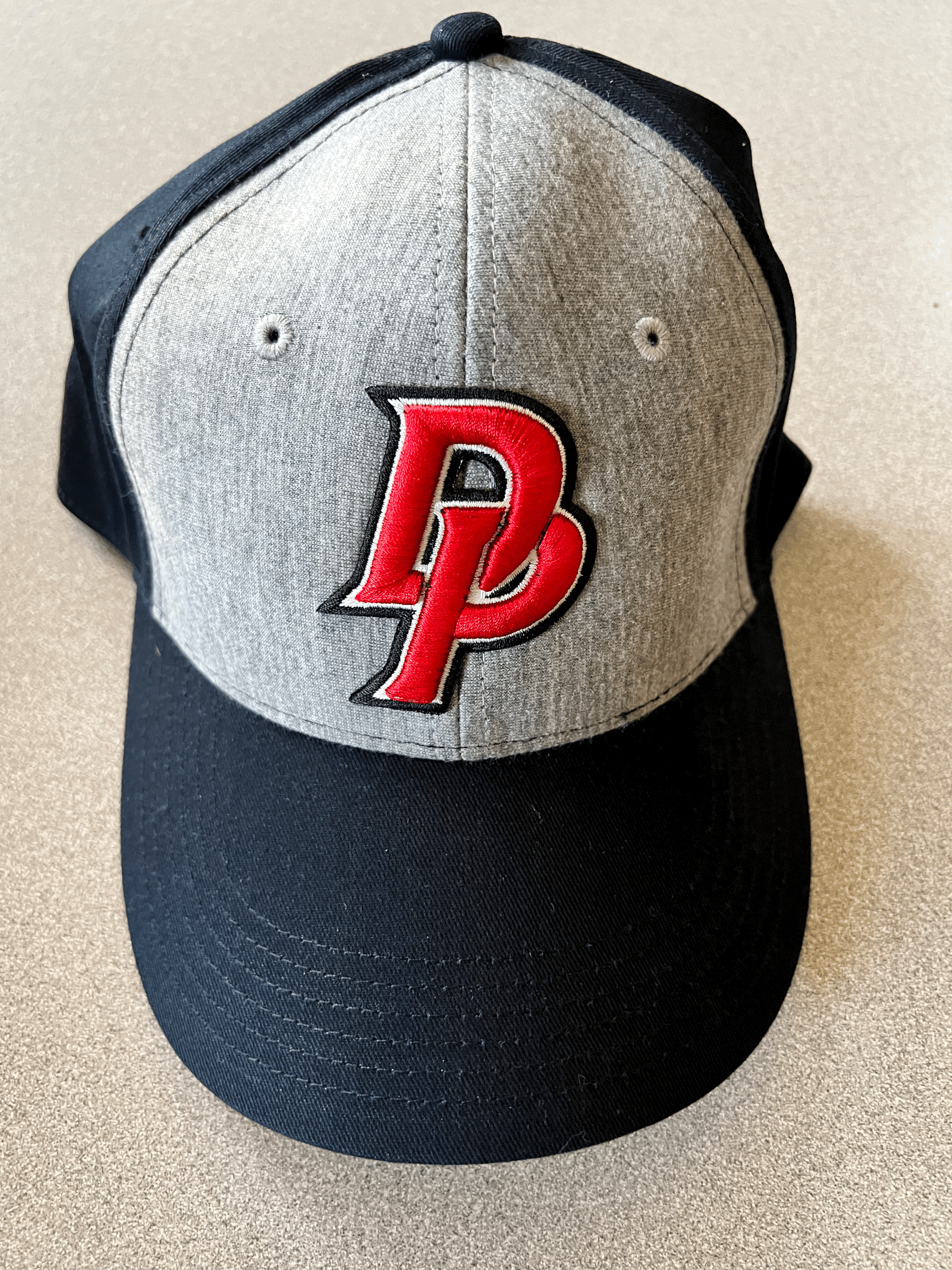 Grey DP Closed Back Hat