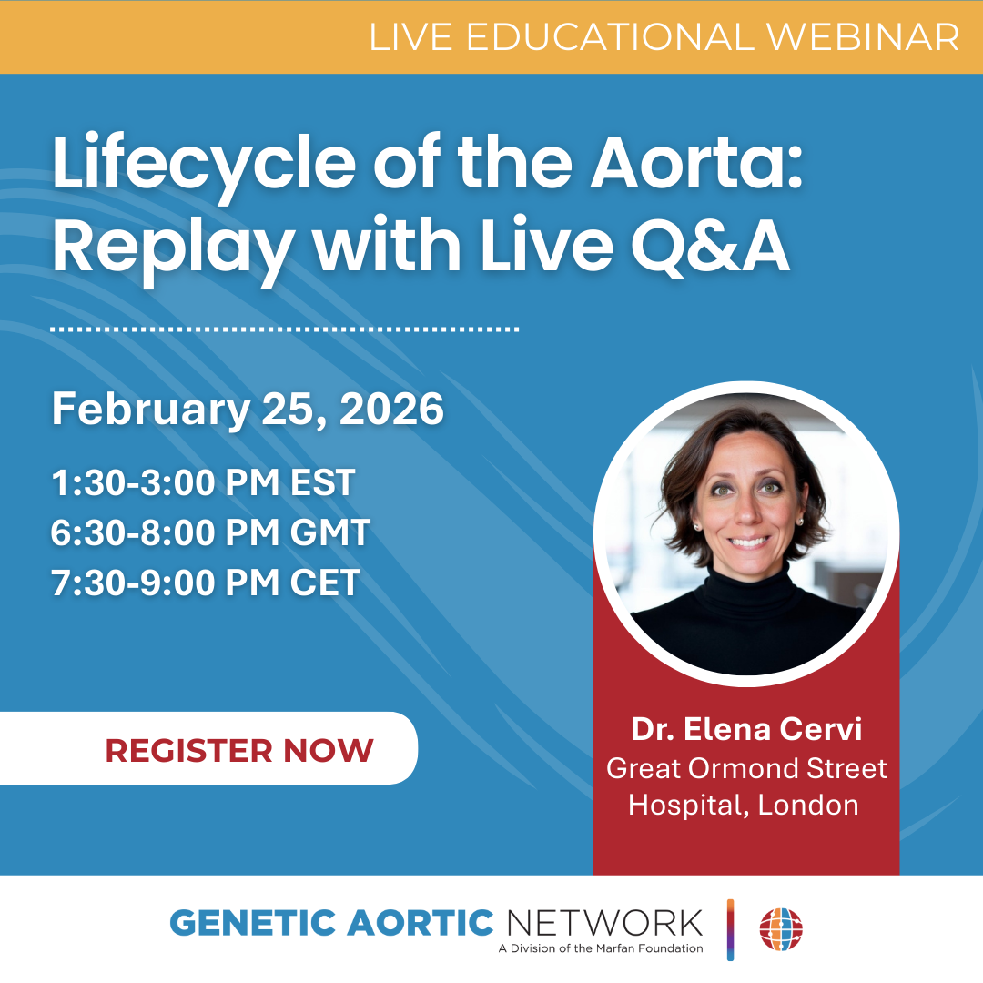 Lifecycle of the Aorta: Replay with Live Q &amp; A