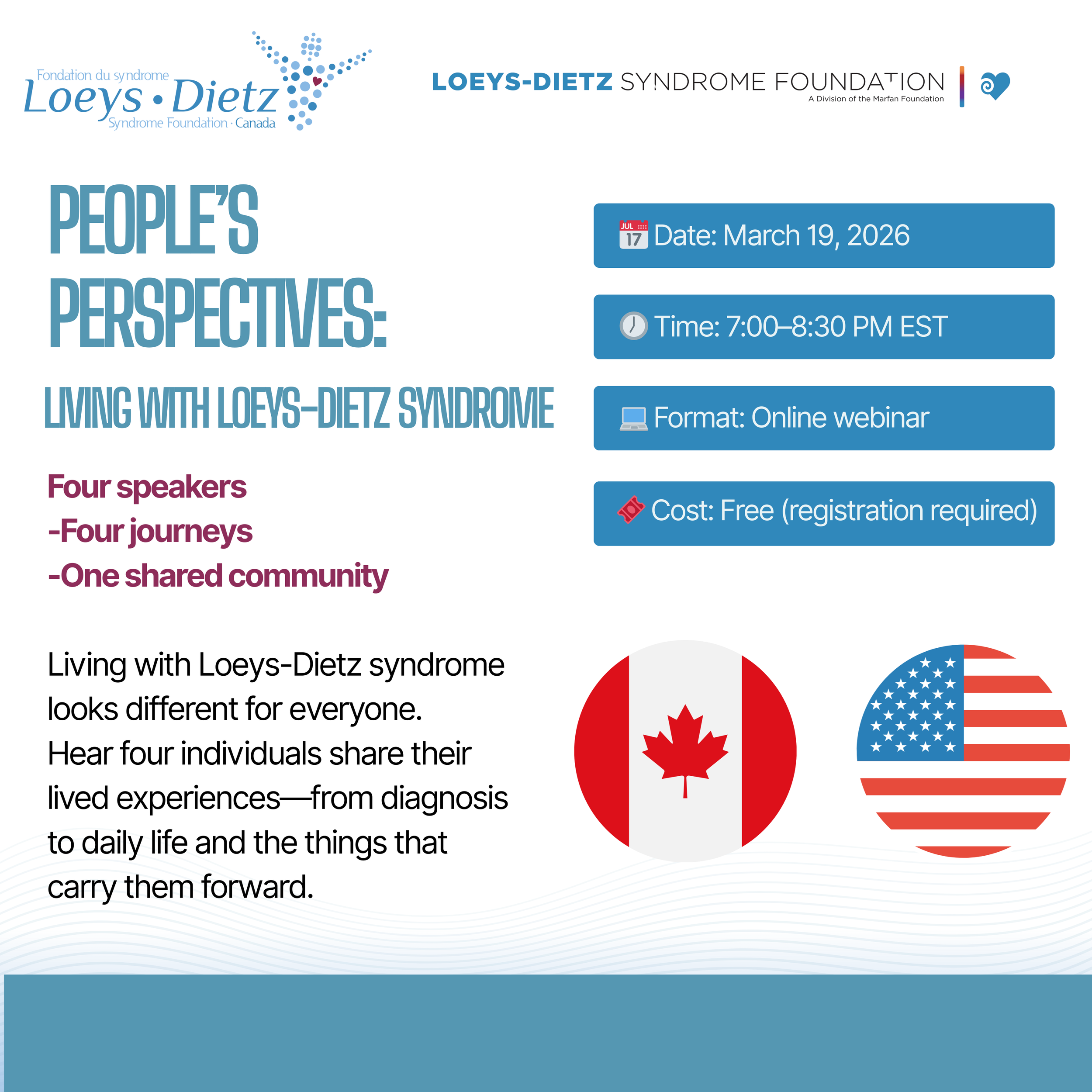 Canadian and U.S. Loeys-Dietz Syndrome Organizations Team Up to Help People Living with Rare Condition Find Community