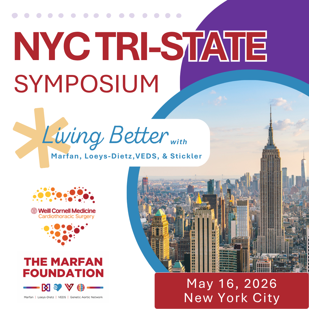 NYC/Tristate Symposium: Living Better with Marfan, Loeys-Dietz, VEDS, &amp; Stickler