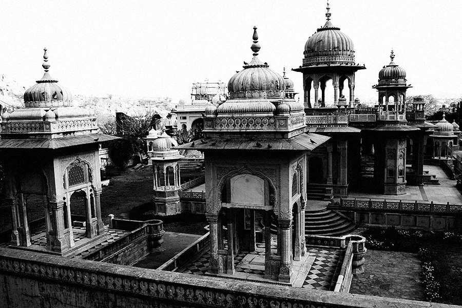"Royal Chhatris of Gaitore" Jaipur