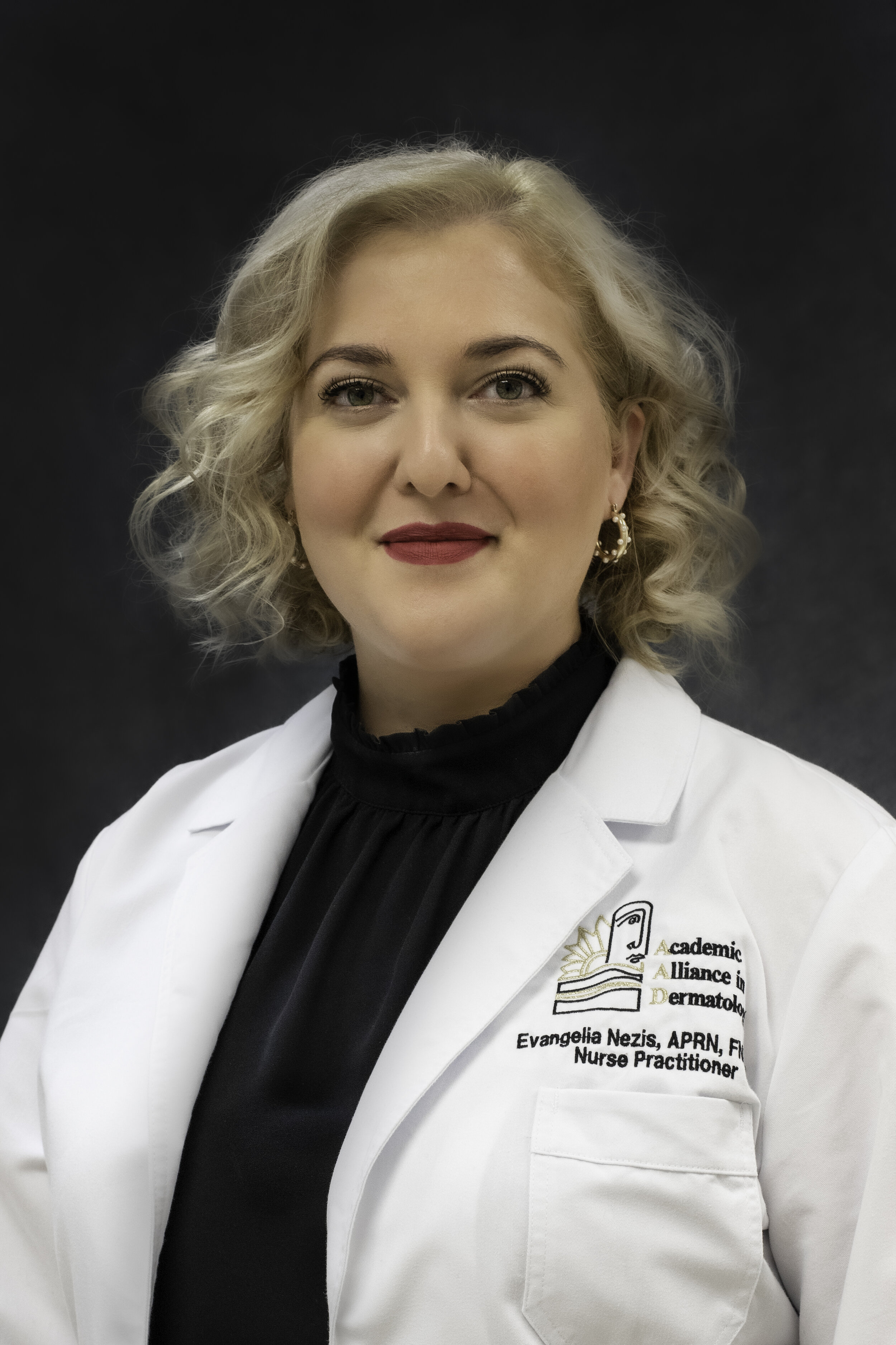 Evangelia Nezis, nurse practitioner, tampa dermatology, dermatologist in tampa, tampa dermatologist, academic alliance in dermatology