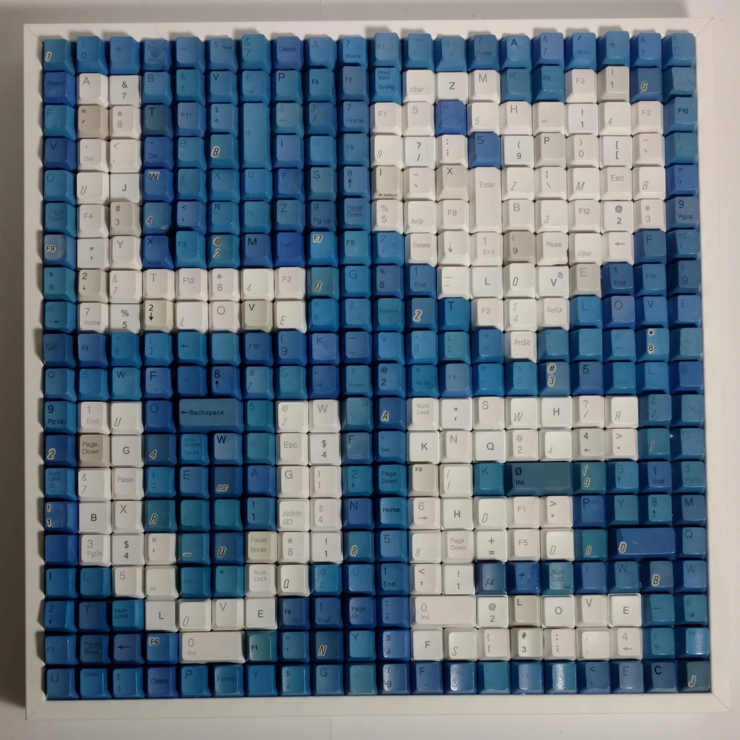 LOVE - LIGHT BLUE | 15 X 15 inOPTIONS