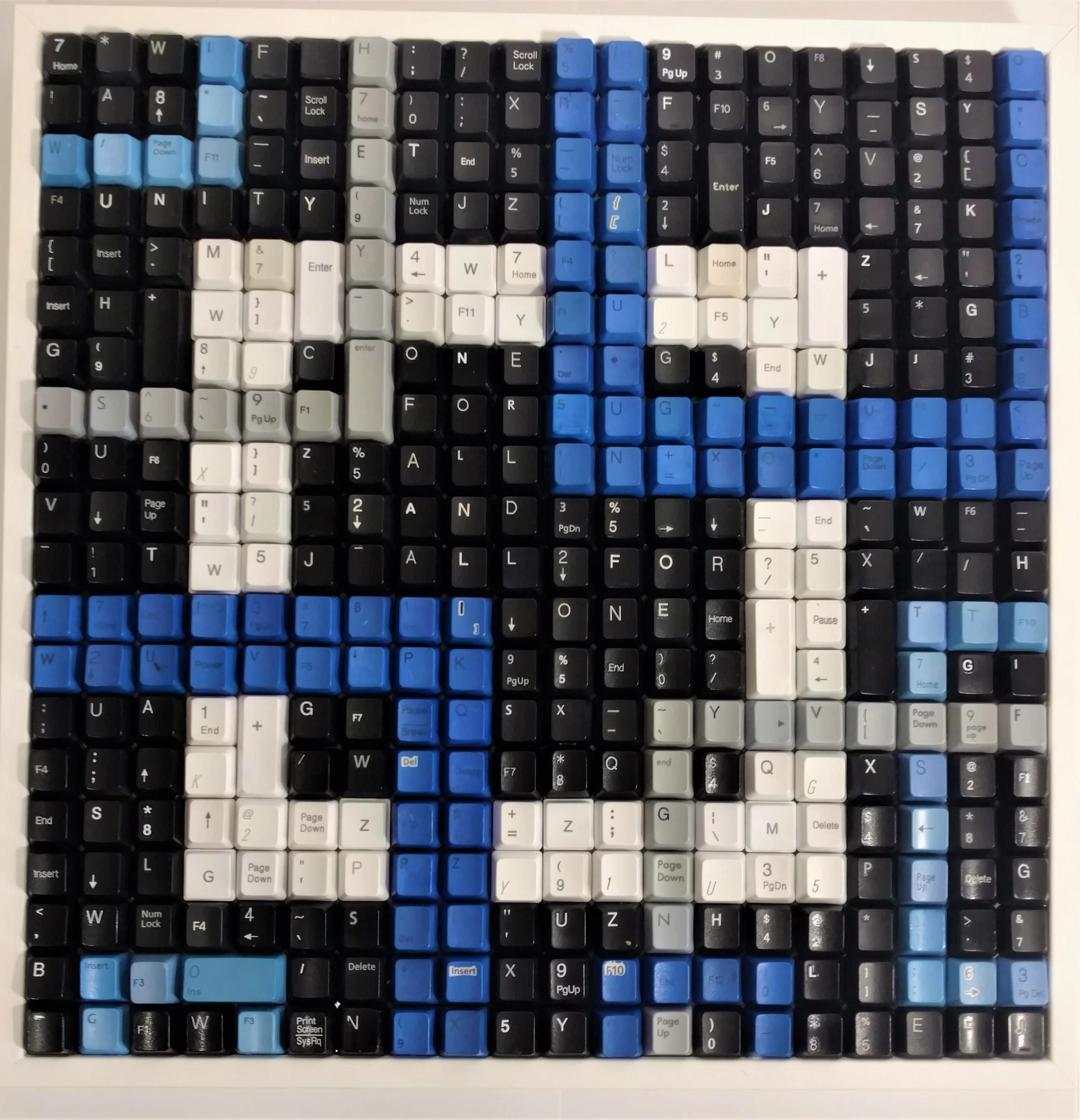 UNITY - BLACK BACKGROUND | 15 X 15 inOPTIONS