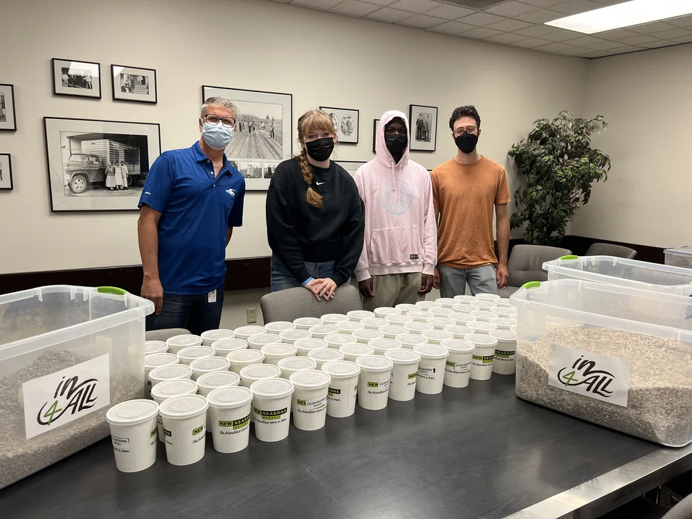 New Seasons donated containers for our 5th Grade Activity!