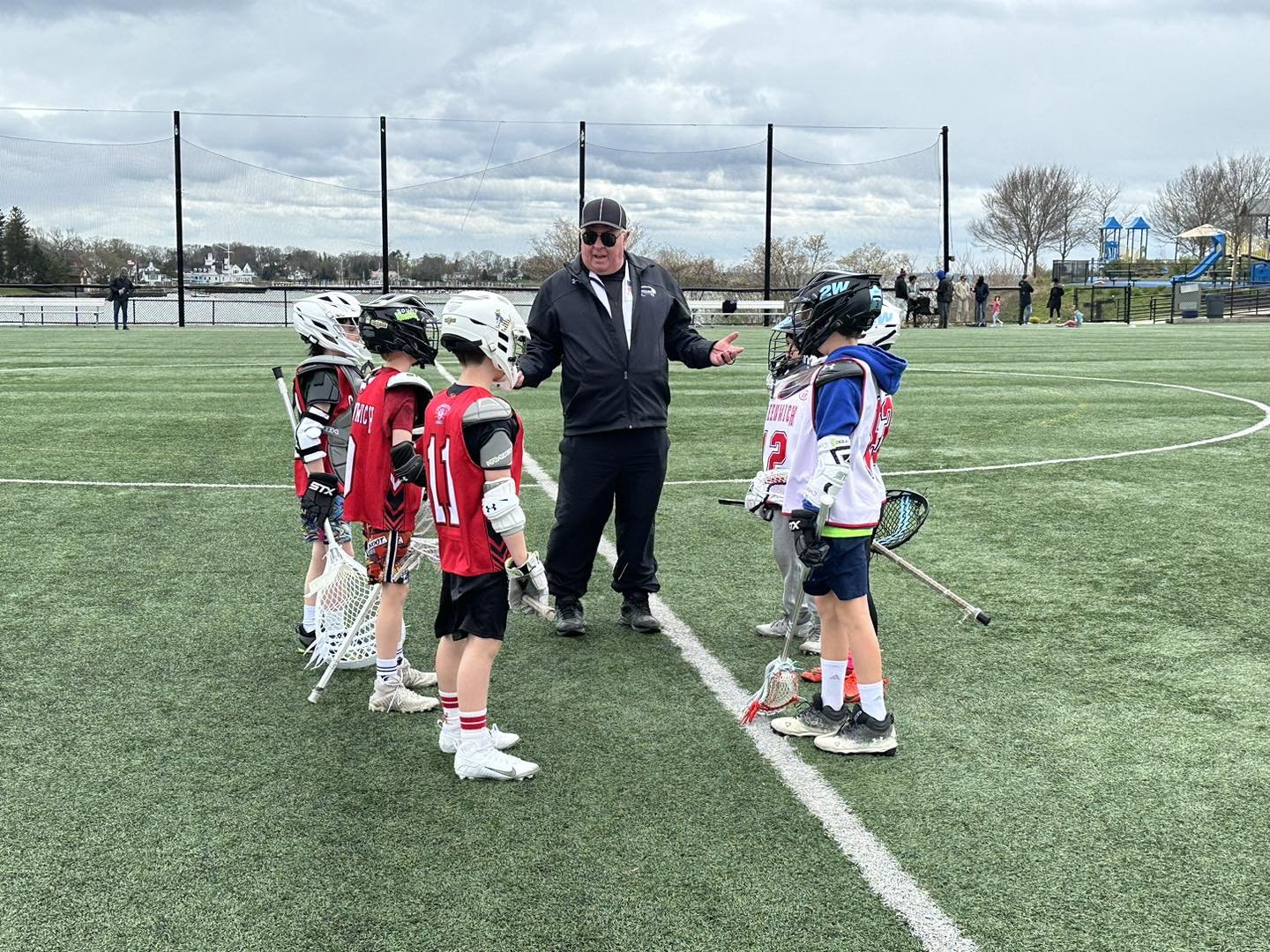 First boys 3rd Grade Intro tilt of the season - nothing better than red vs white!