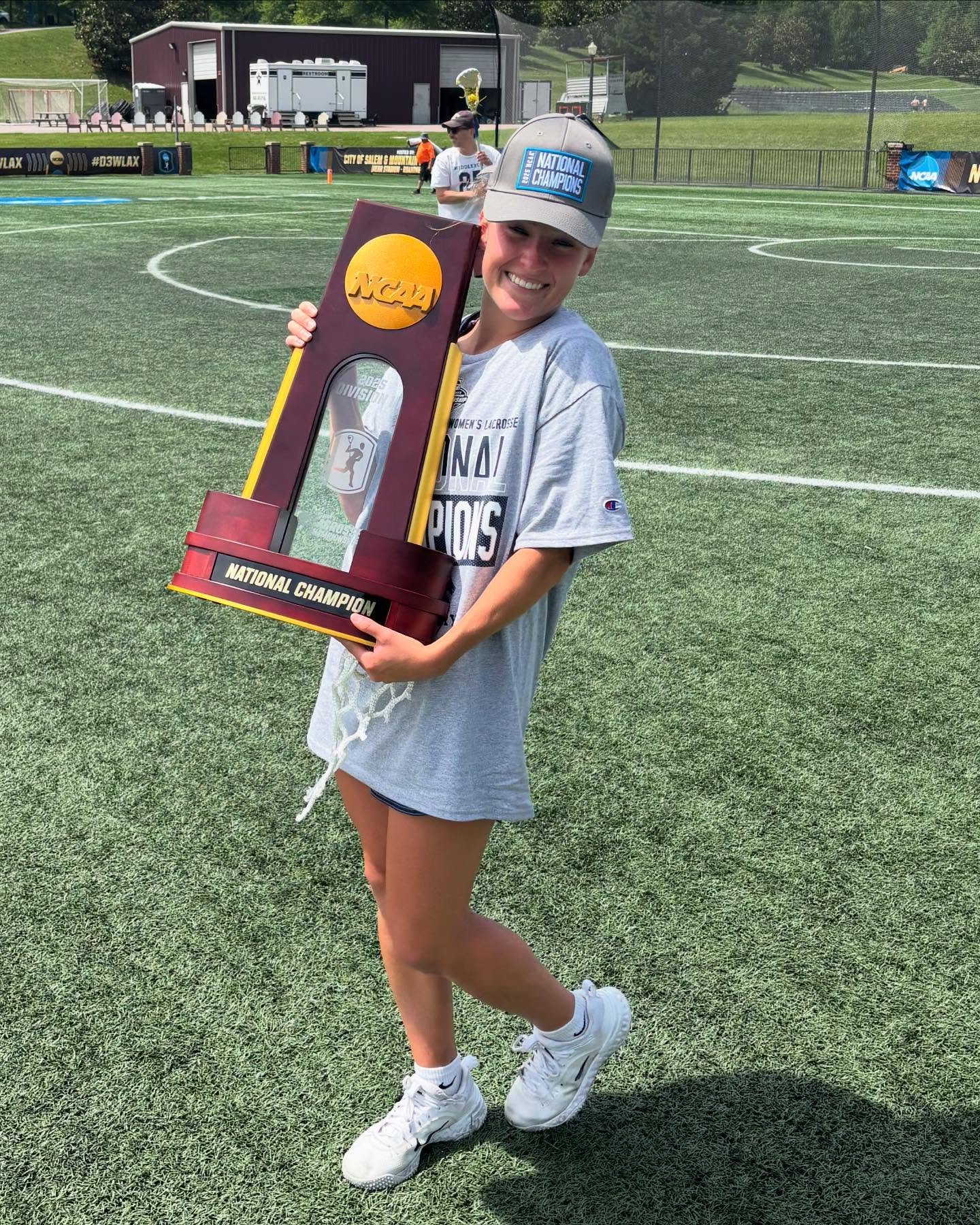 Middlebury secures its fourth-straight NCAA Championship and Caroline Messer earns NCAA All-Tournament honors!  Huge congratulations to Caroline and her teammates on an incredible season! #GYLAlumni