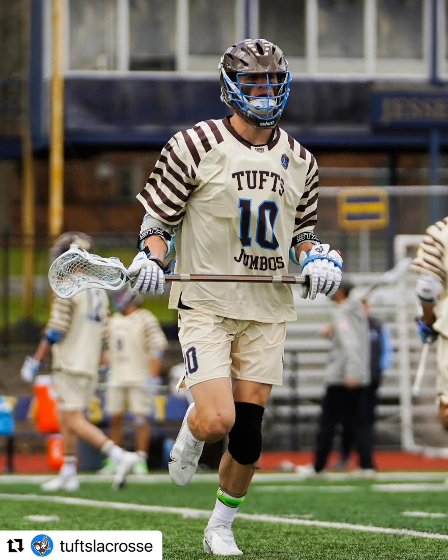After a stellar career and 2 national championships with Tufts, Cameron Delcristo will return to the Jumbos as an Assistant Coach. Congratulations Coach DC!  #GYLAlumni 
・・・

We tip our cap to a true two-way Middie, Cameron Delcristo 🎩 

Senior SSDM