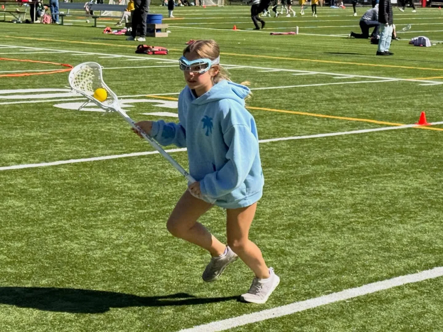 Sunday afternoons are made for lacrosse - great work by our 3rd and 4th graders!